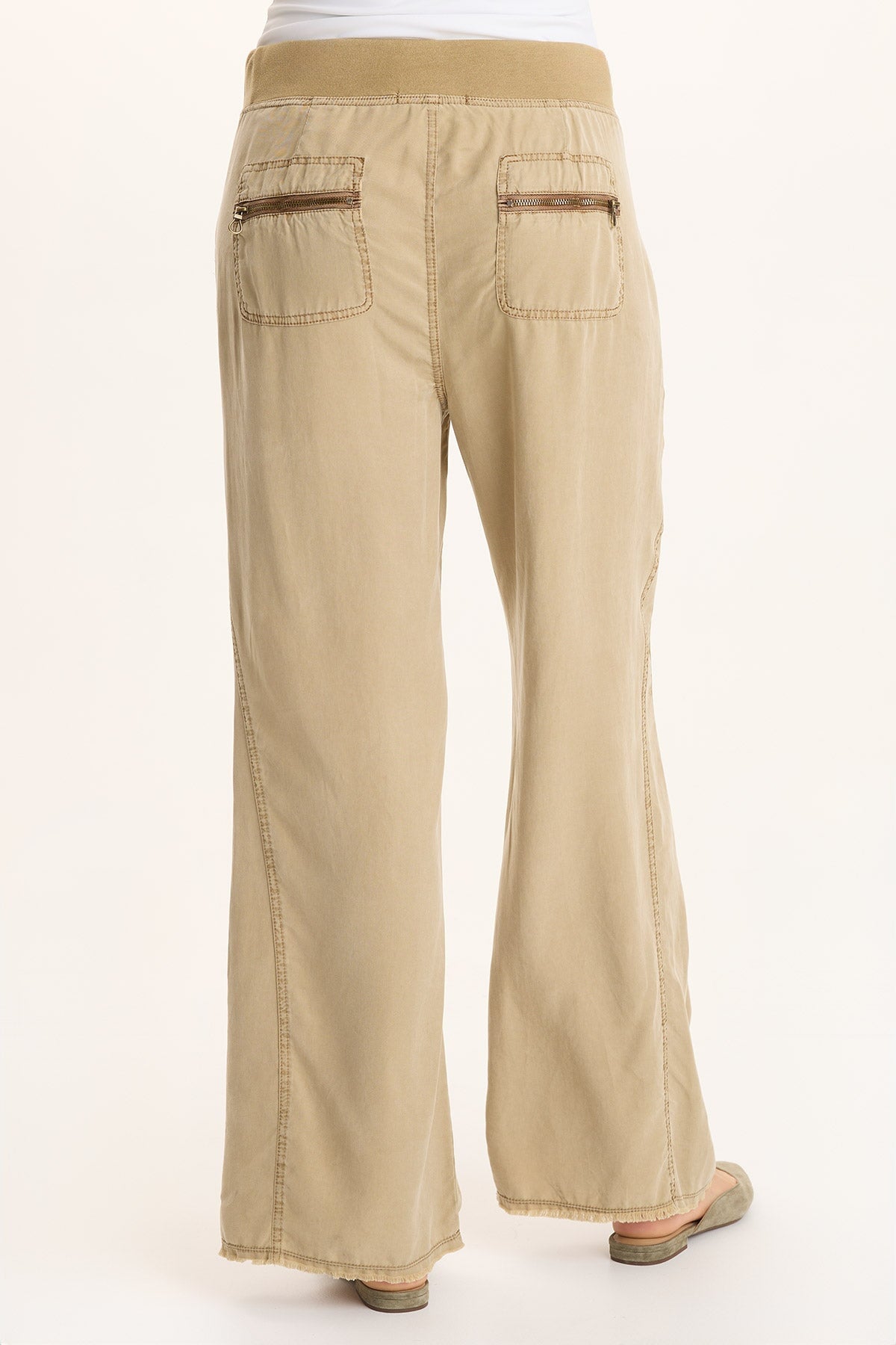 XCVI Schyler Soft Twill Wide-Leg Trouser