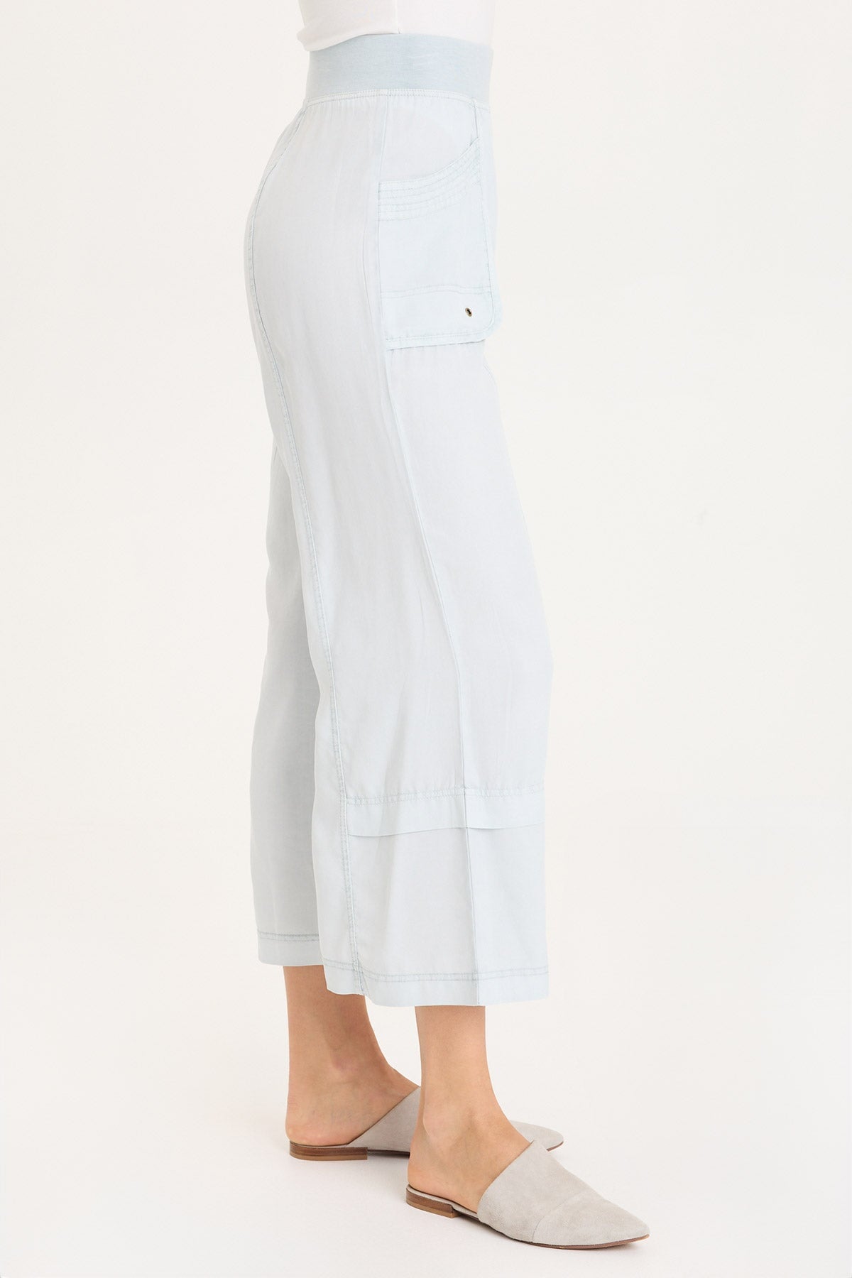 XCVI Mallis Pull-On Twill Gaucho Pant