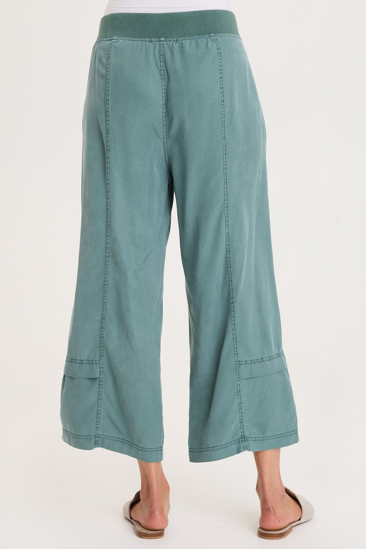 XCVI Mallis Pull-On Twill Gaucho Pant