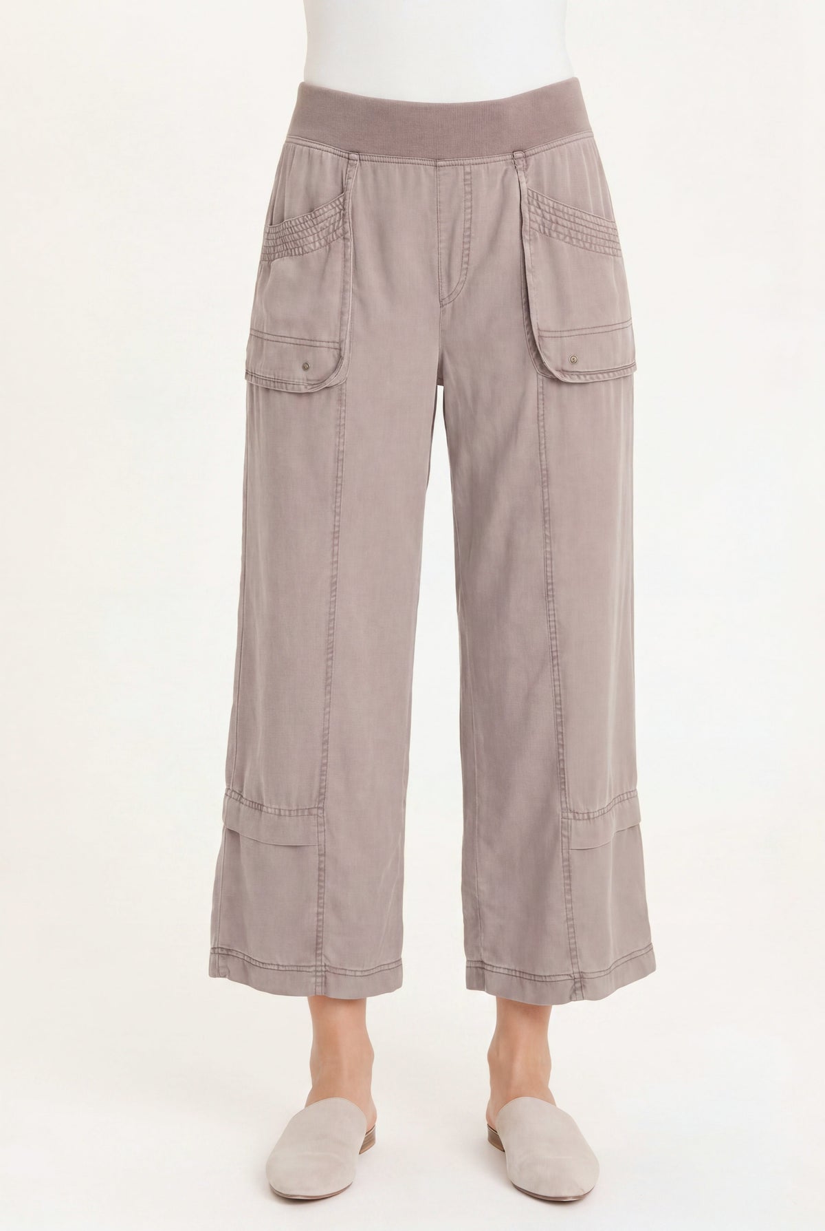 XCVI Mallis Pull-On Twill Gaucho Pant