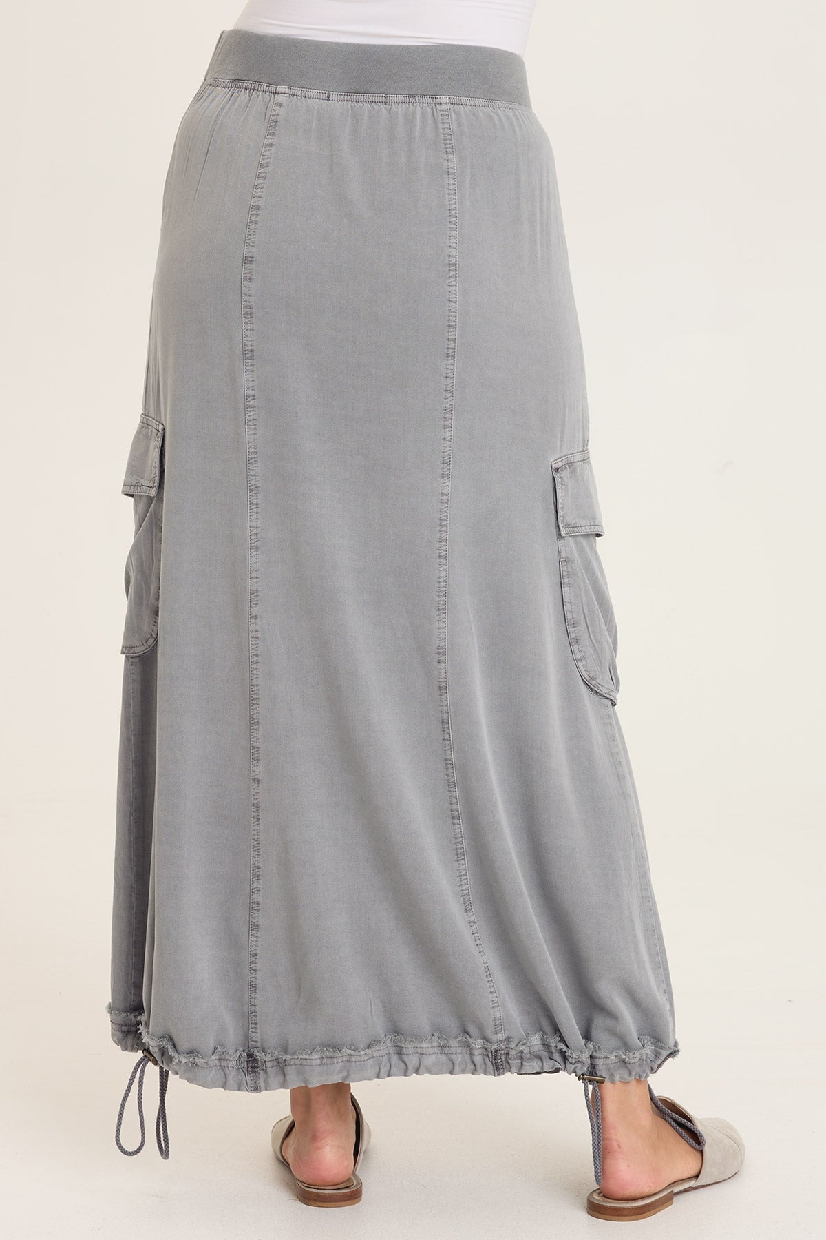 Wearables Ingram Cinchable Cargo Twill Skirt