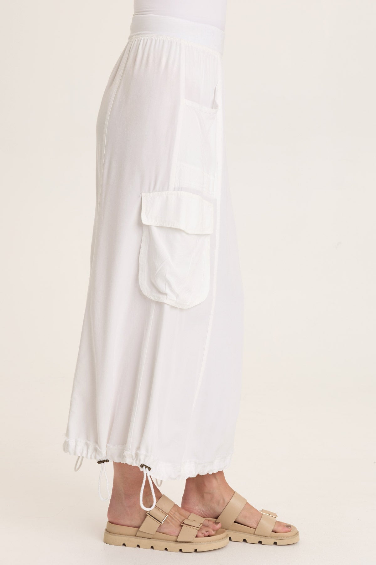 Wearables Ingram Cinchable Cargo Twill Skirt