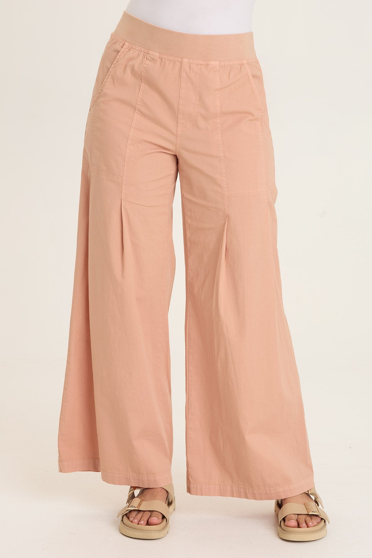 Wearables Kyler Dart Front and Back Pockets Wide Leg Pant
