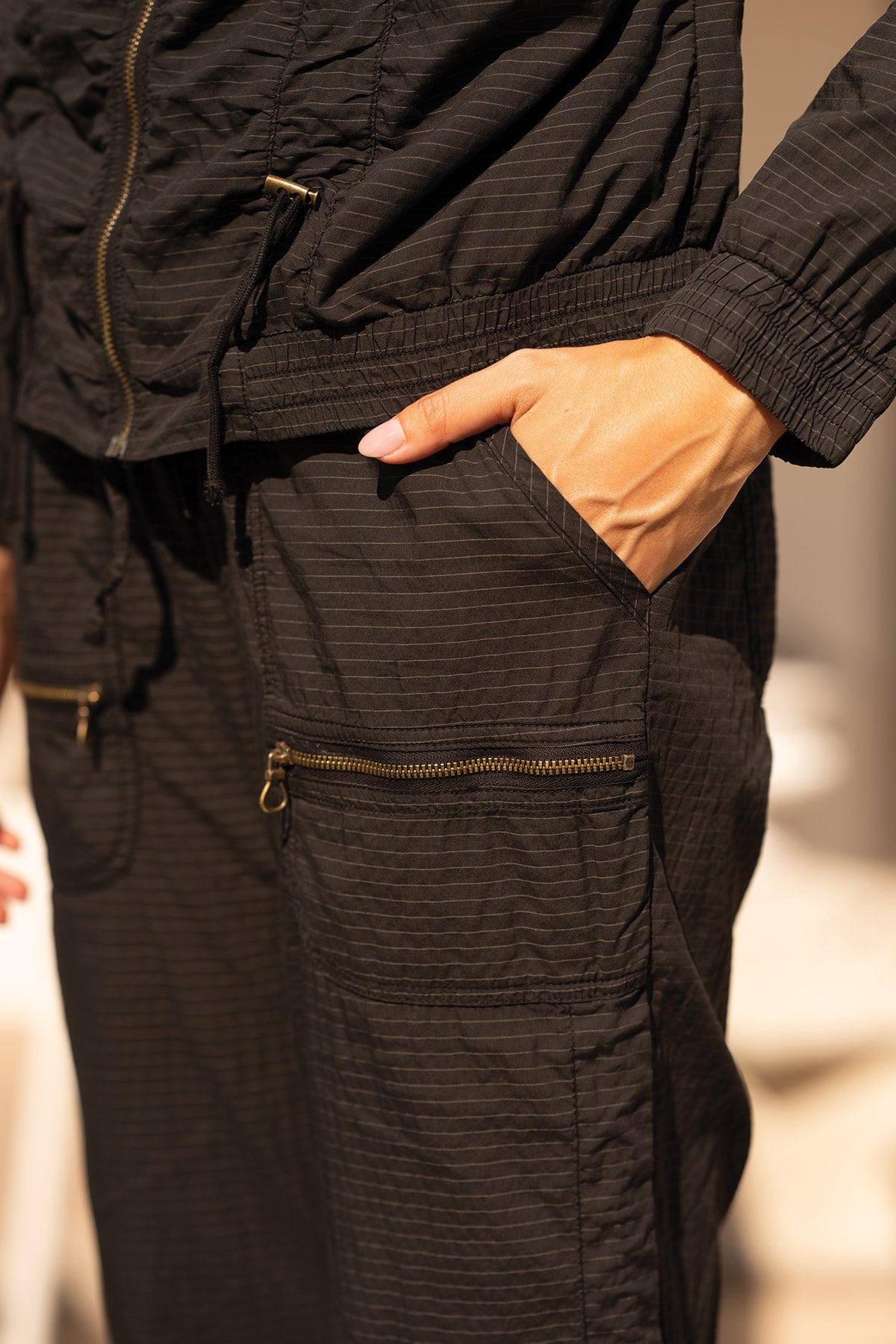 XCVI Trotter Textured Side Cinch Pant