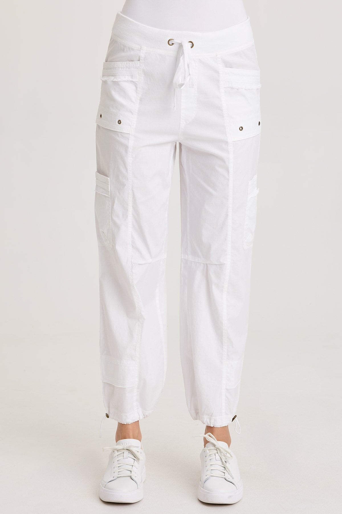 XCVI Jannik Poplin Cinch Hem Cargo Pant
