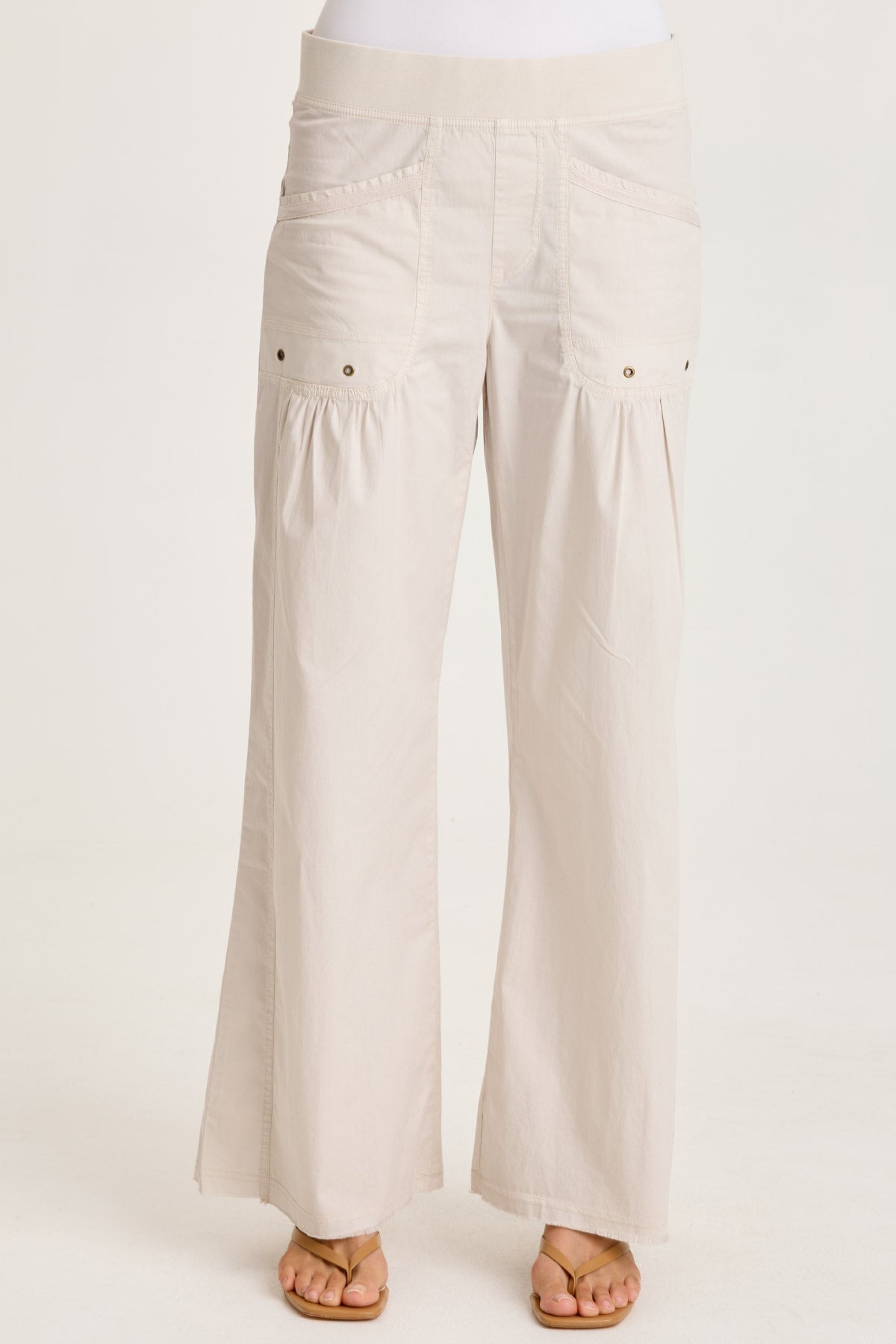 XCVI Brently Poplin Wide Leg Pant