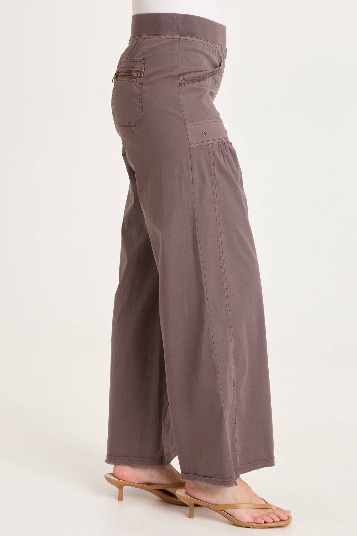 XCVI Brently Poplin Wide Leg Pant