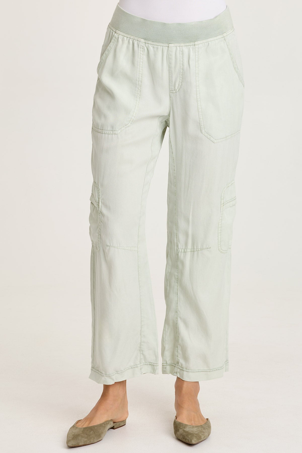 XCVI Taran Tencel Twill Straight Leg Cargo Pull-On Pant