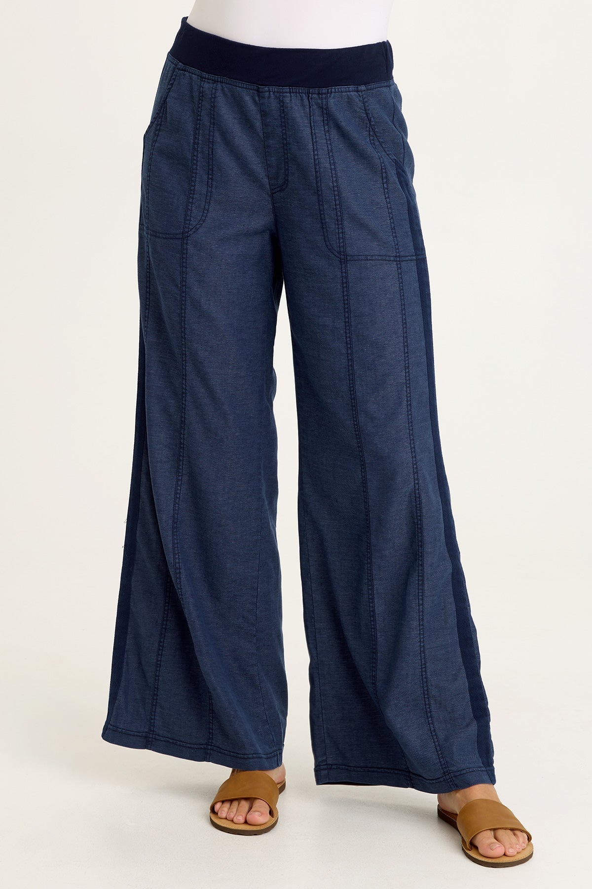 Wearables Geraldine Twill Double Seam Twill Tape Pull-On Pant