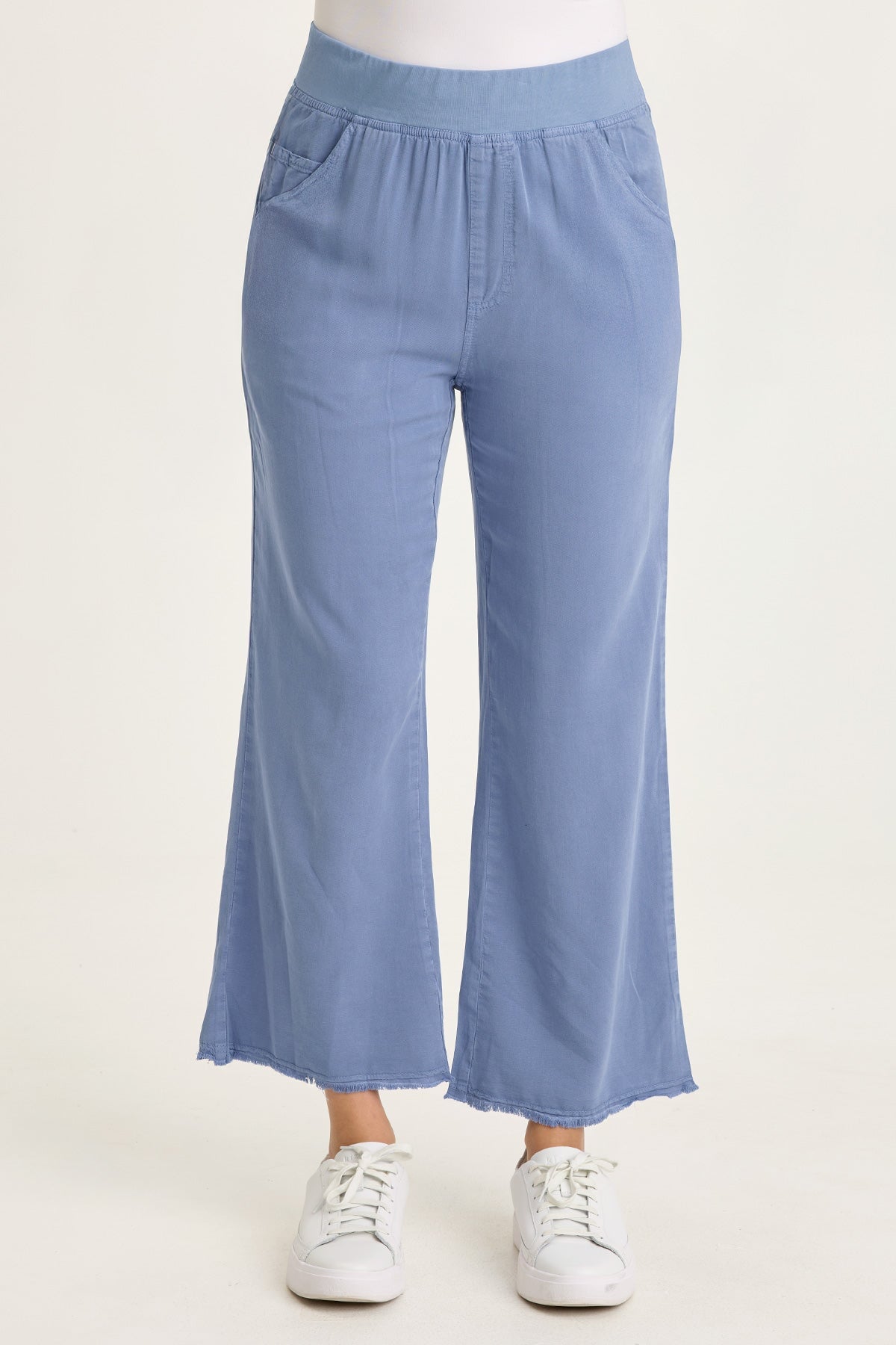 Wearables Lorilei Twill Five-Pocket Pull-On Pant
