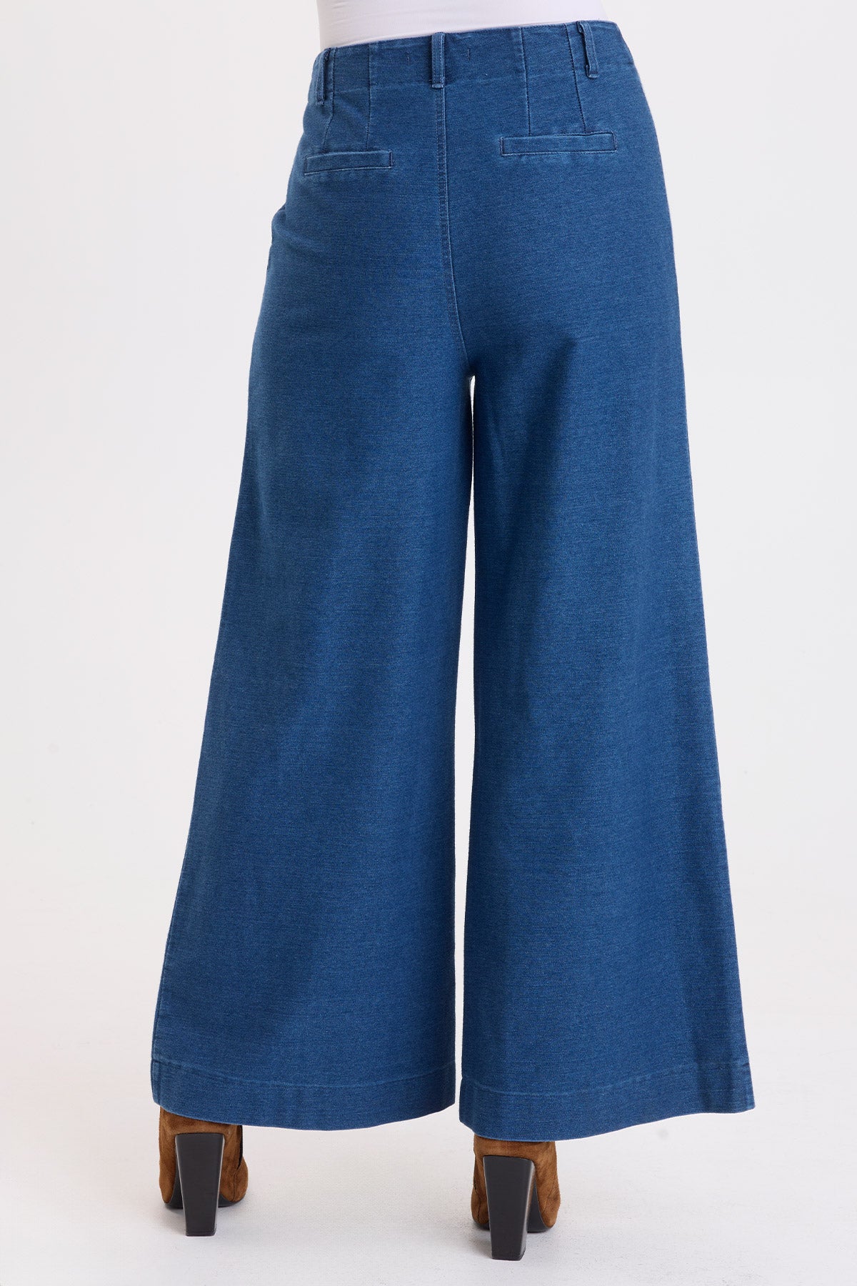 Miller Indigo Twill Wide Leg Trouser