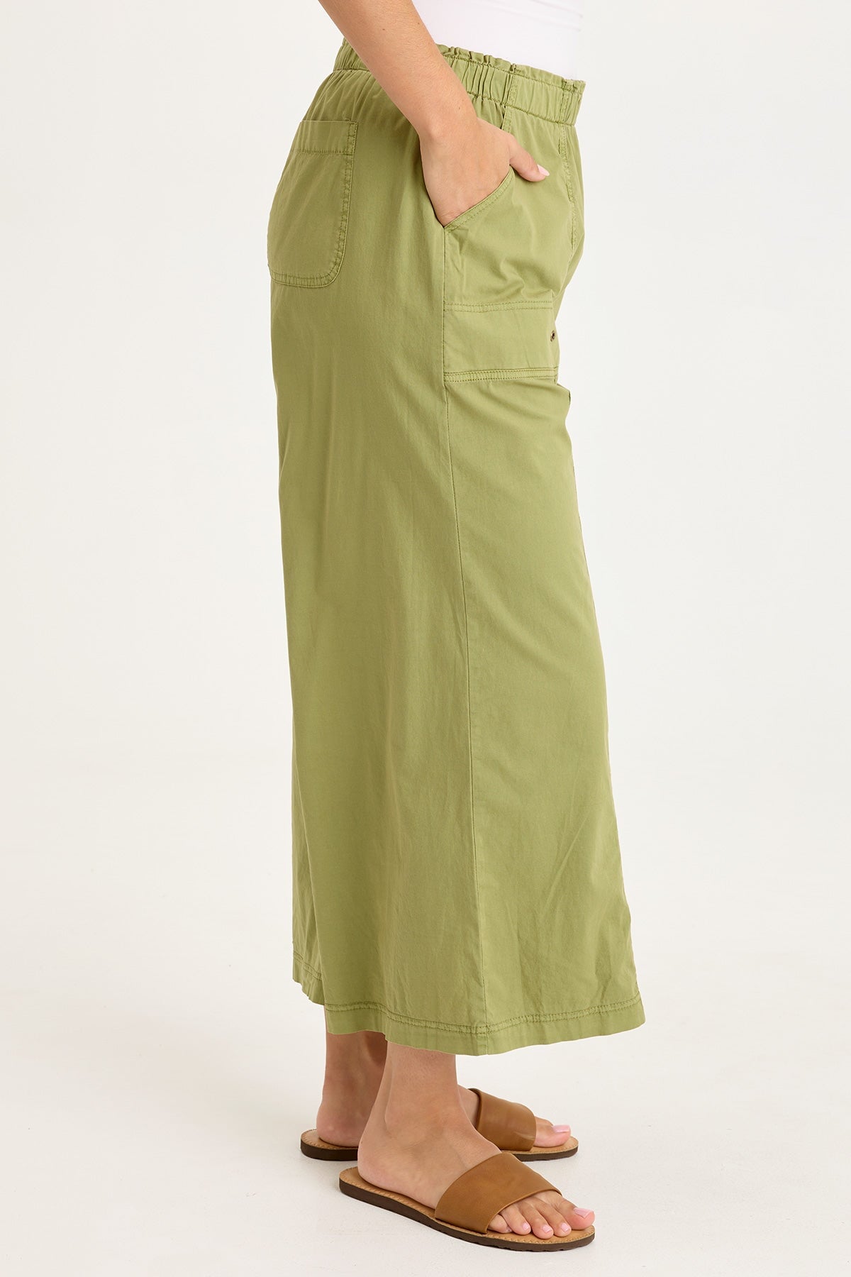 Wearables Gottfried Poplin Gaucho Crop