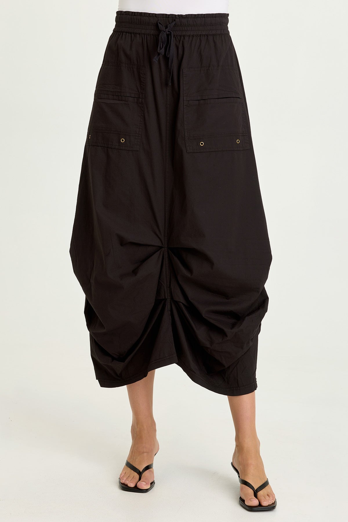 Wearables Hedvig Poplin Pleated Hem Skirt