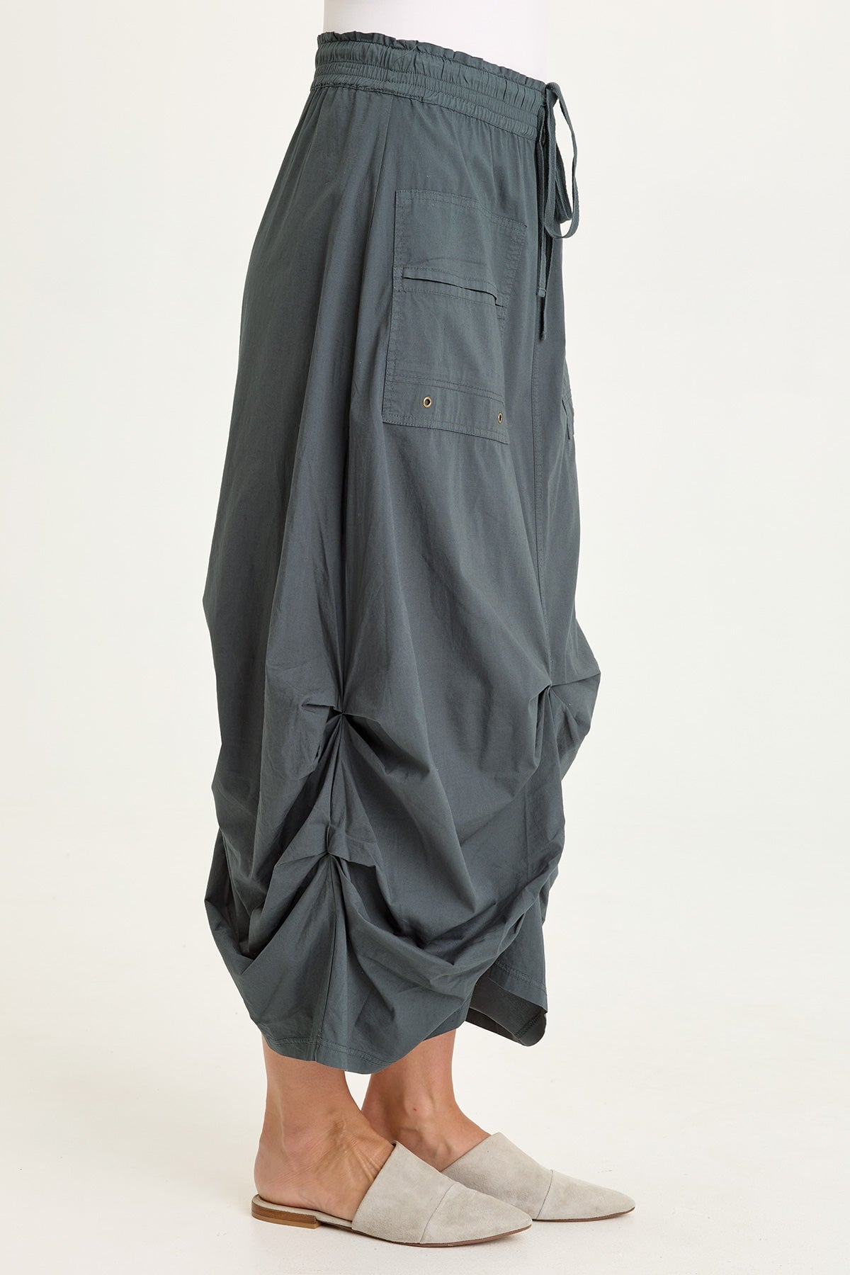 Wearables Hedvig Poplin Pleated Hem Skirt
