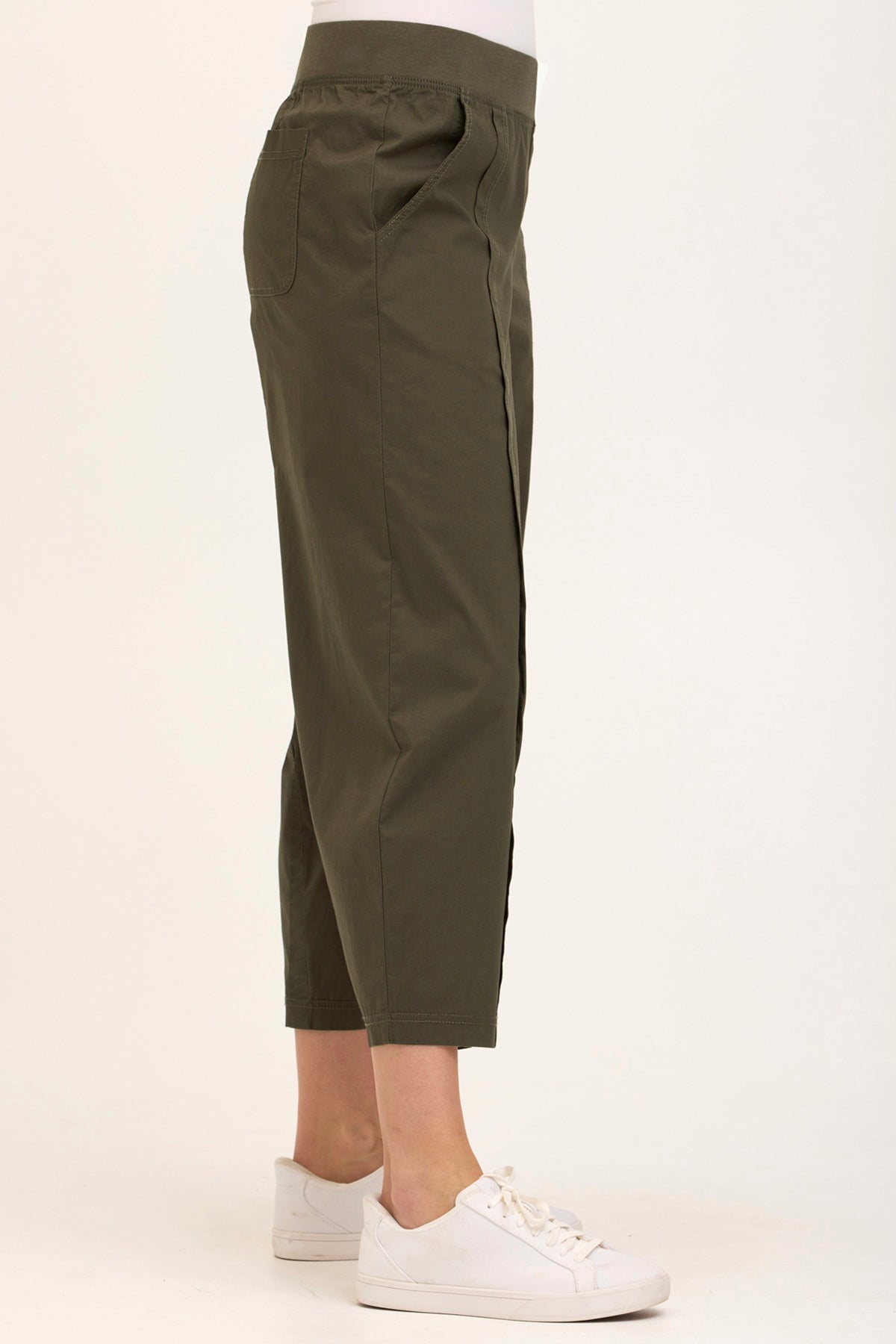 Core by XCVI Benson Poplin Barrel Crop