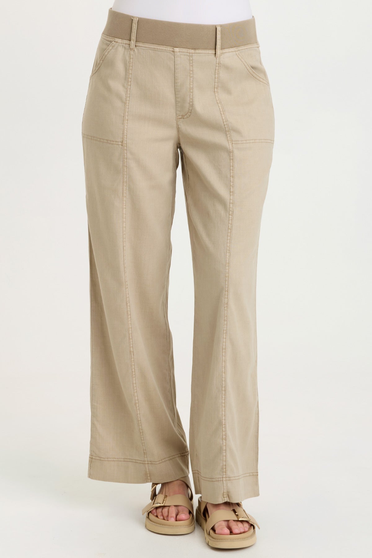 Arnold Tencel Twill Straight Leg Pull-On Waist Pant