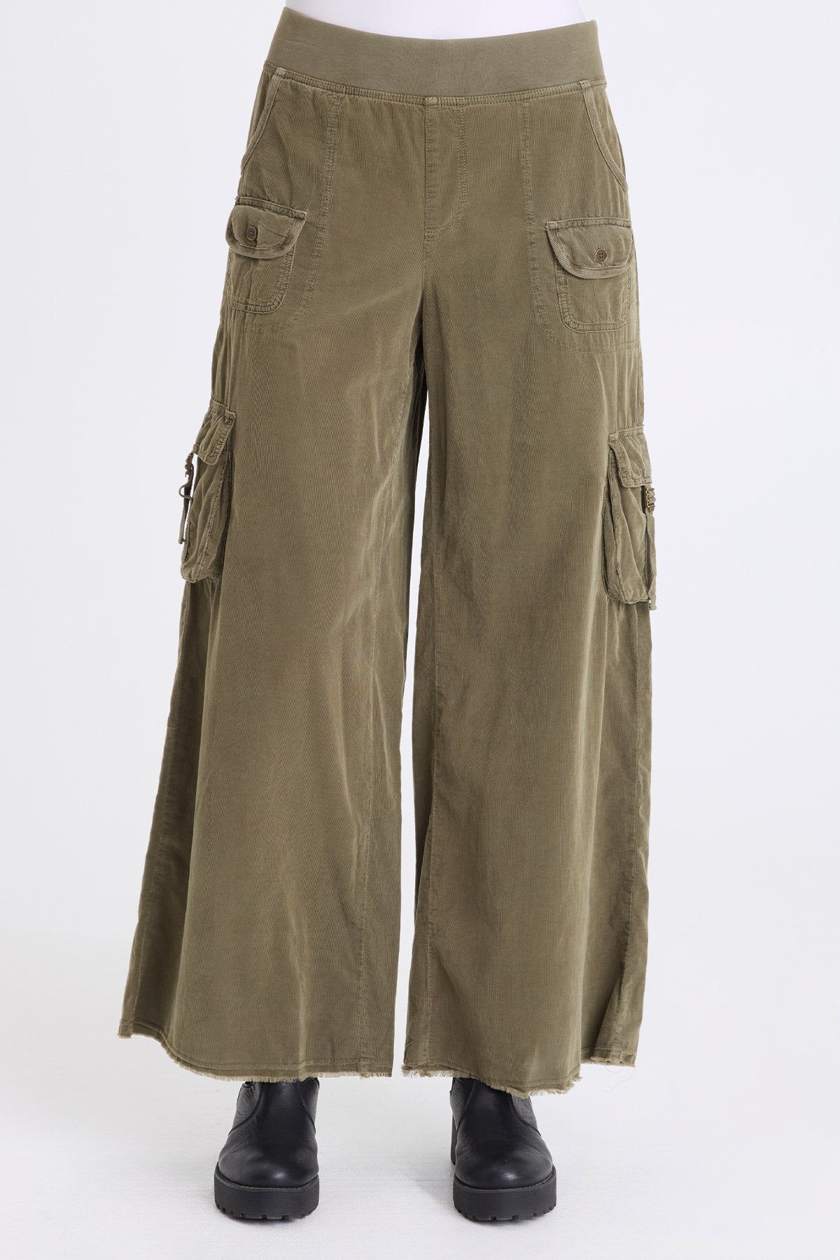 XCVI Nolyn Corduroy Wide Leg Cargo Pant