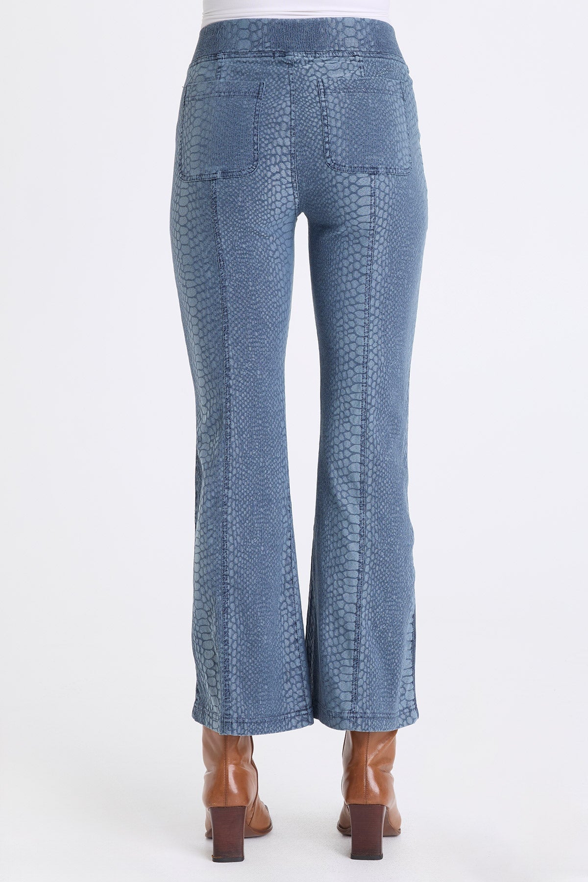 XCVI Crispin Jacquard Flare Leg Pant