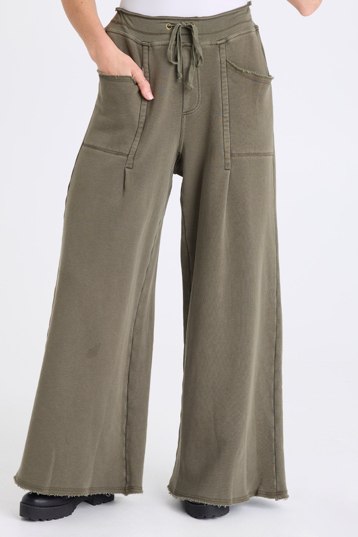 XCVI Aarav Fleece Wide-Leg Pant