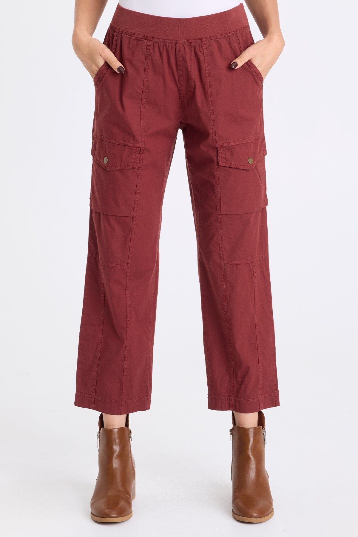 XCVI Aspasia Poplin Ankle Pant