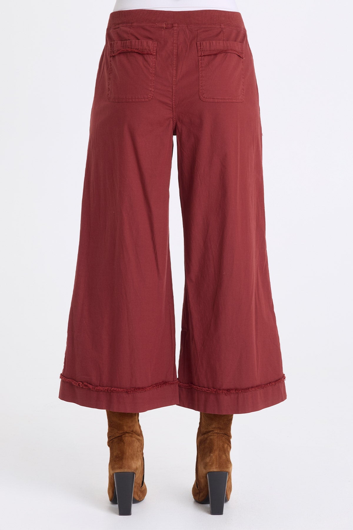 XCVI Nicolene Poplin Grid Pintuck Crop