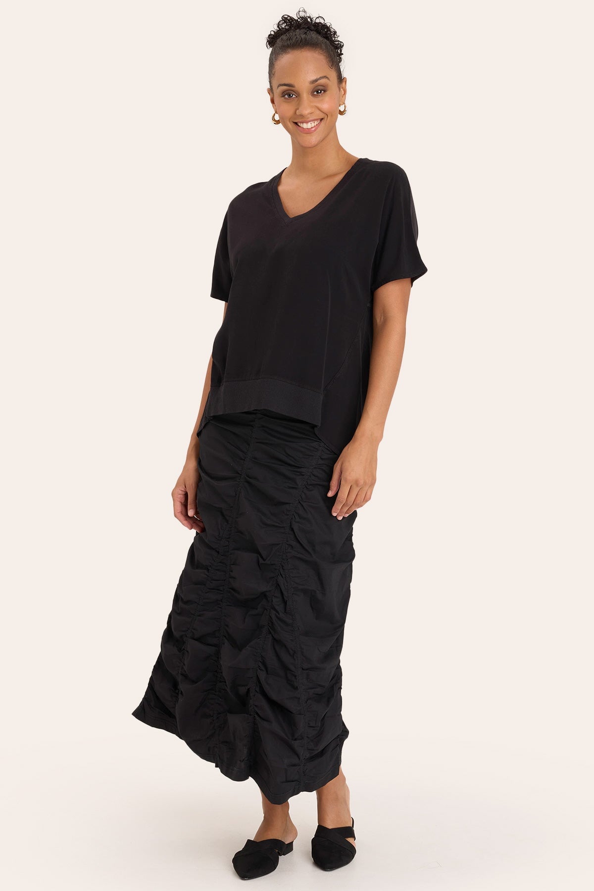 Core by XCVI Gored Peasant Skirt