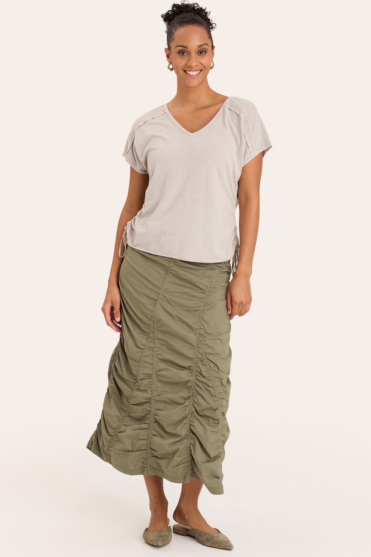 Core by XCVI Gored Peasant Skirt
