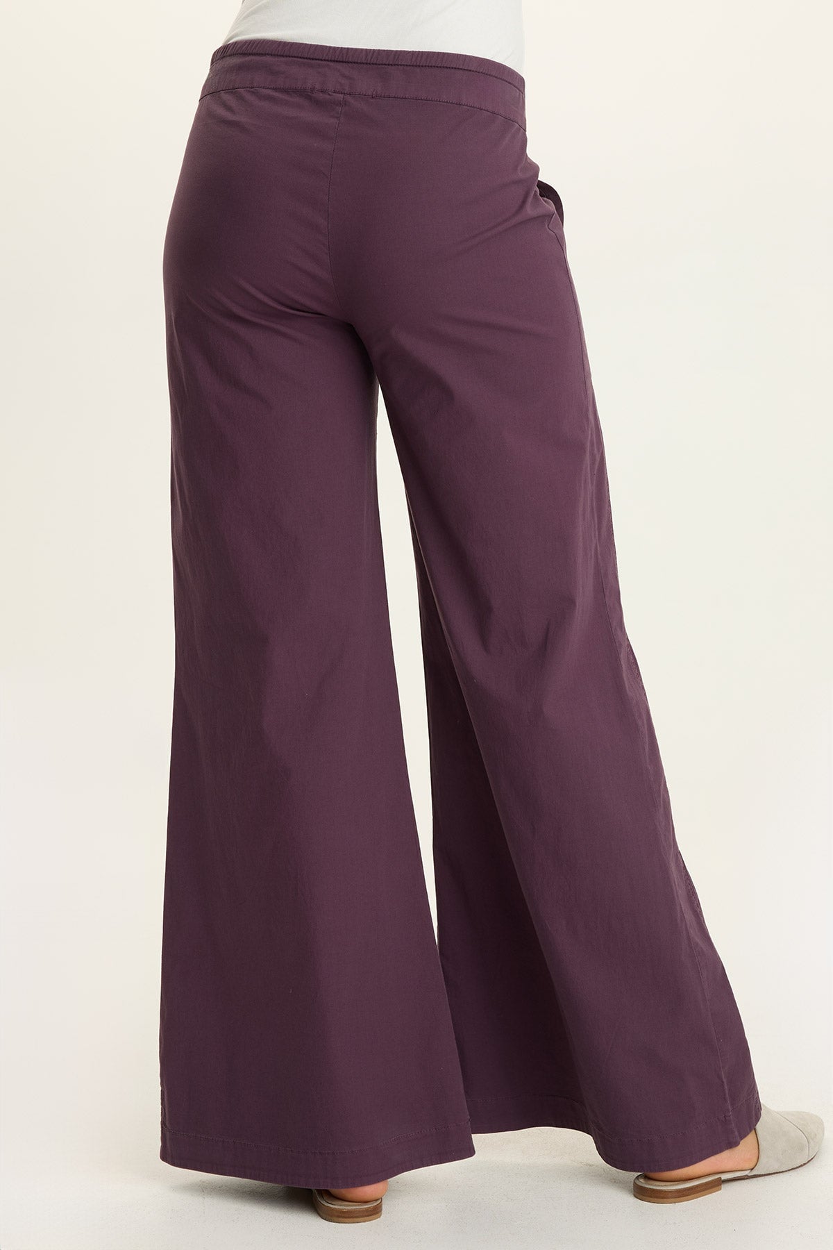 Wearables Tiered Wide Leg Drawstring Flare Ruched Pant