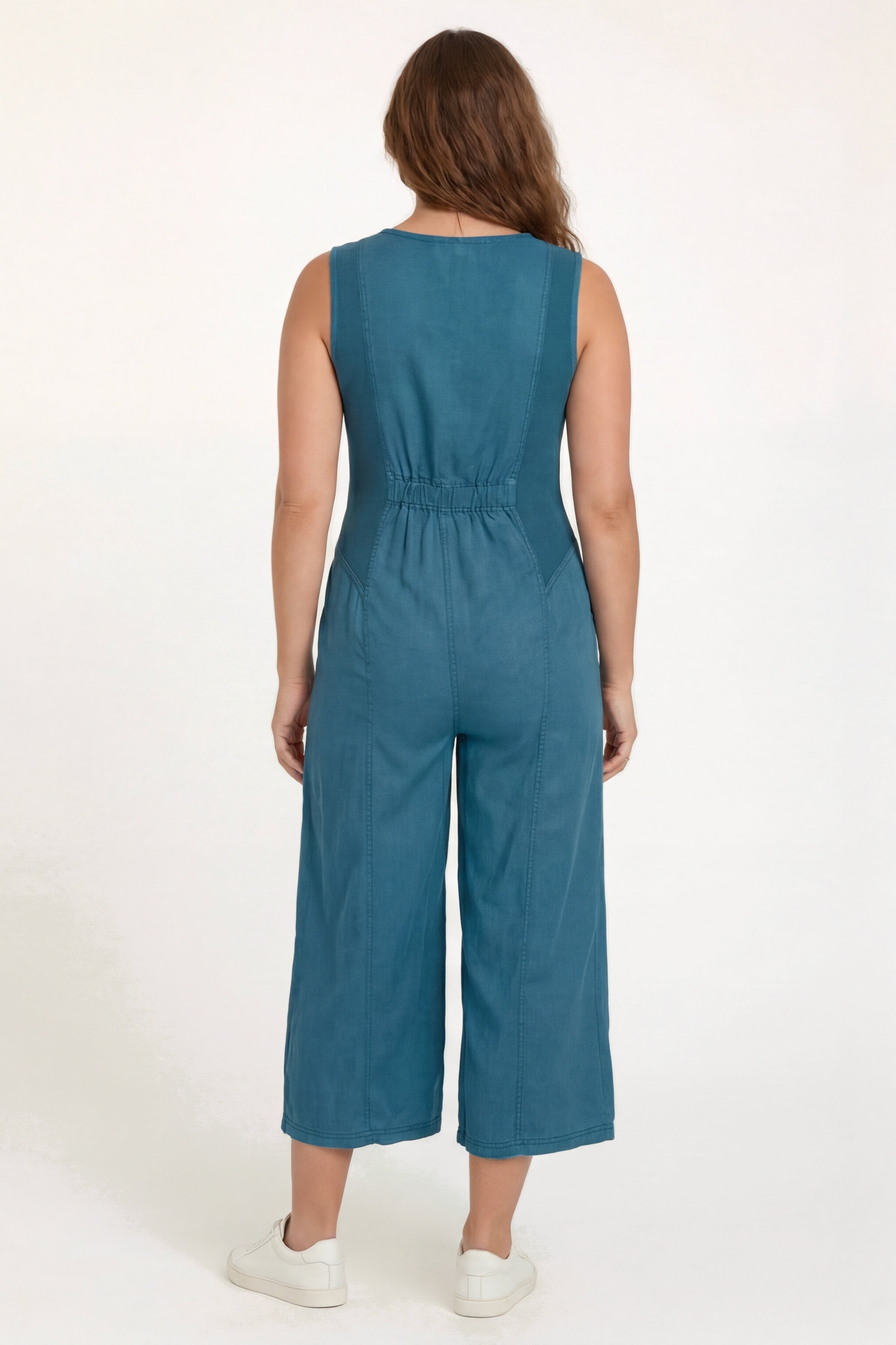 XCVI Soft Twill Macgowan Wide Leg Cargo Jumpsuit