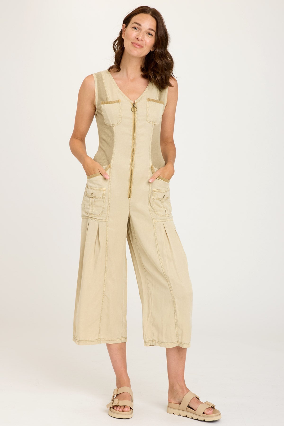 XCVI Macgowan Crop Jumpsuit