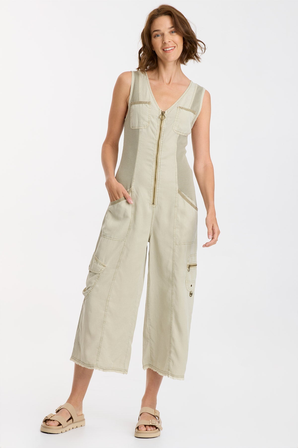 XCVI Tavin Crop Jumpsuit
