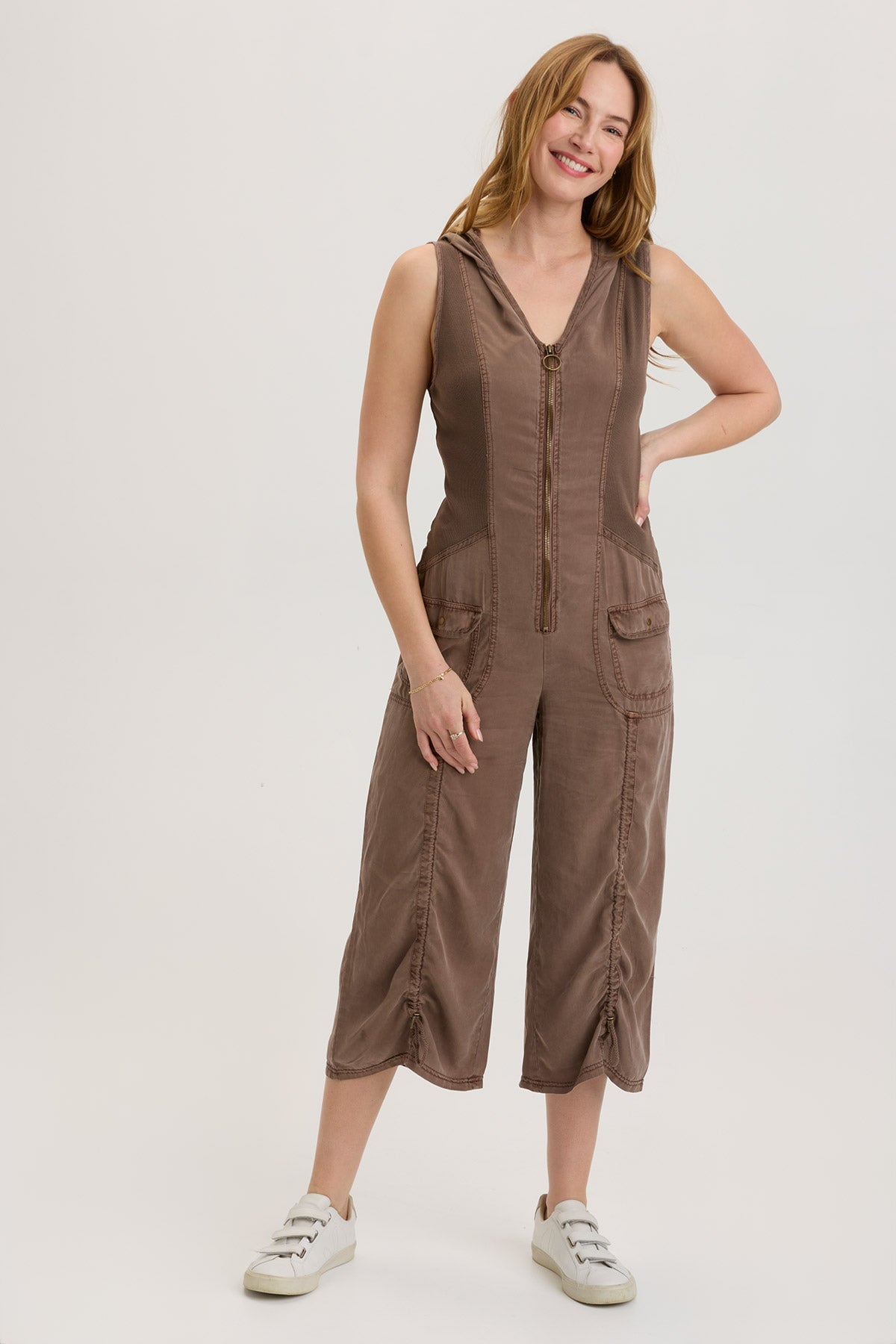XCVI Hewitt Hooded Jumpsuit