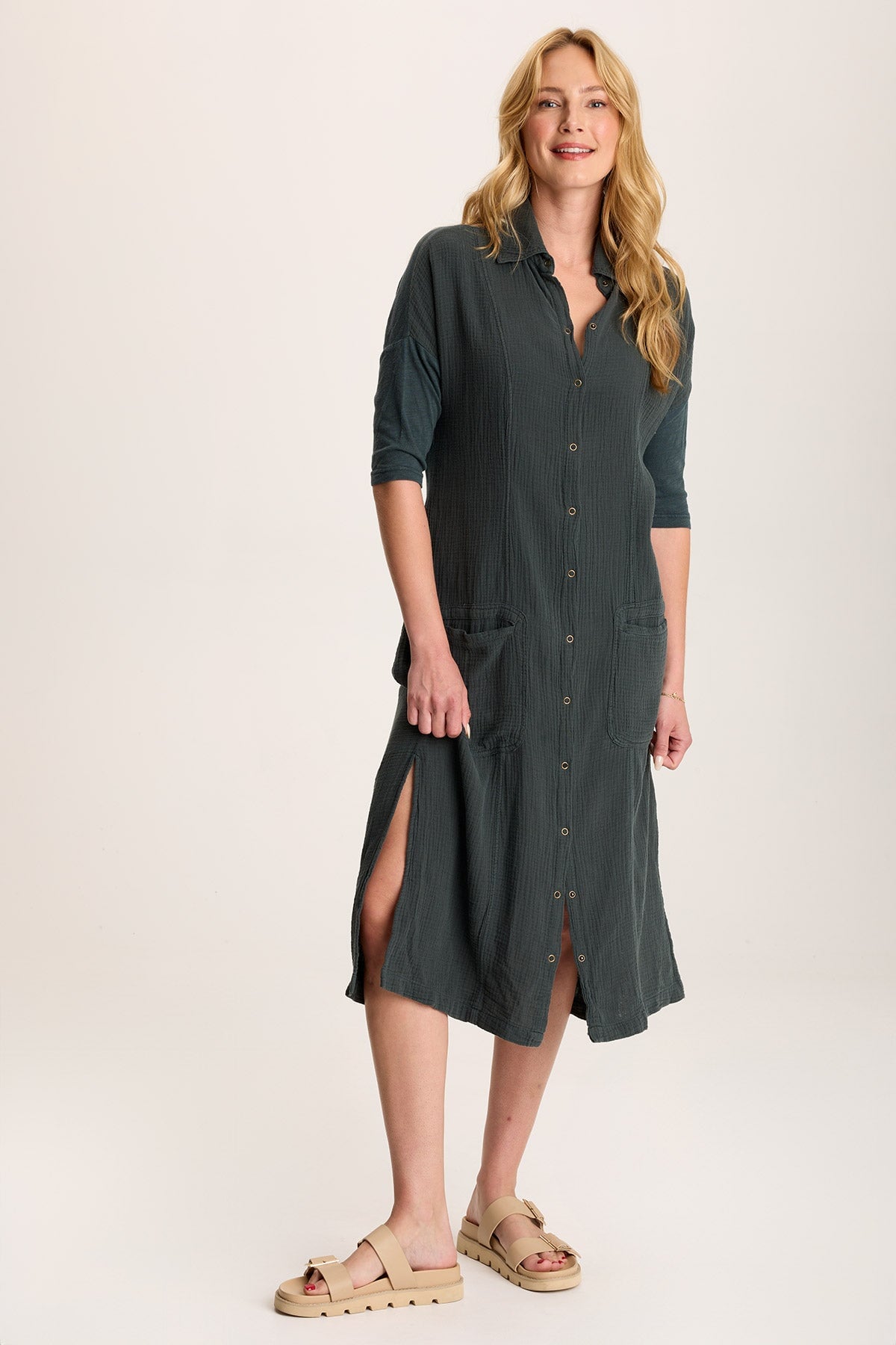XCVI Hogues Plush Gauze Duster/Dress