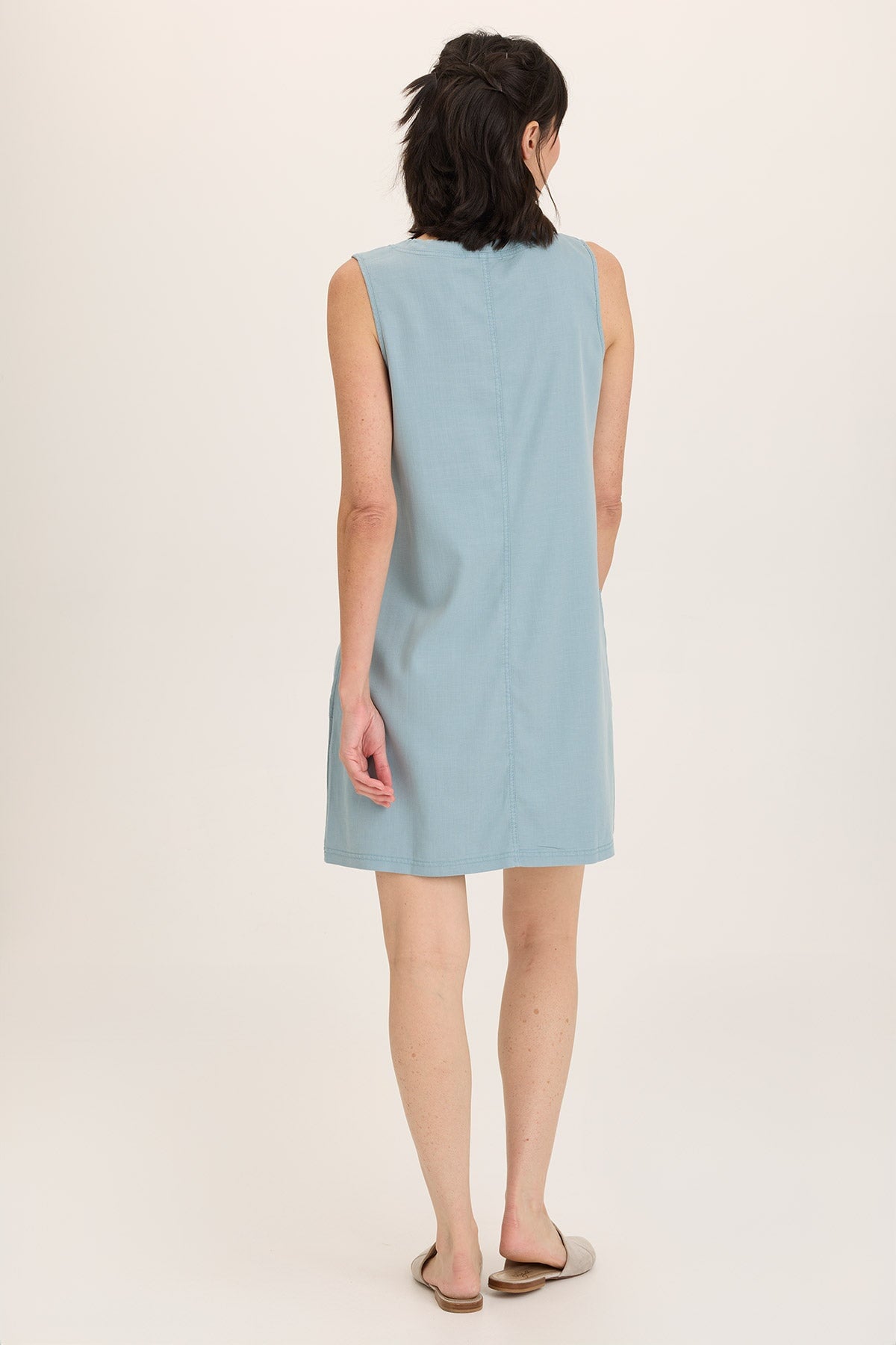 Wearables Ashmon Twill A-Line Mini Shift Dress