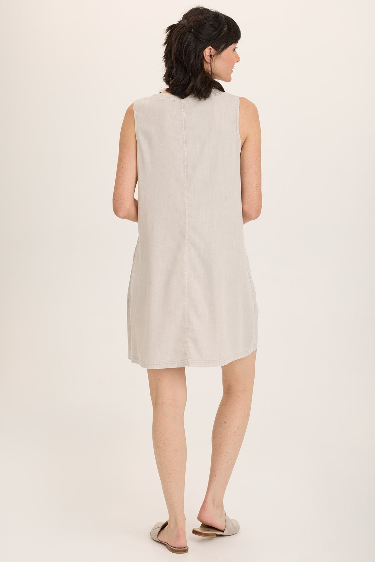 Wearables Ashmon Twill A-Line Mini Shift Dress