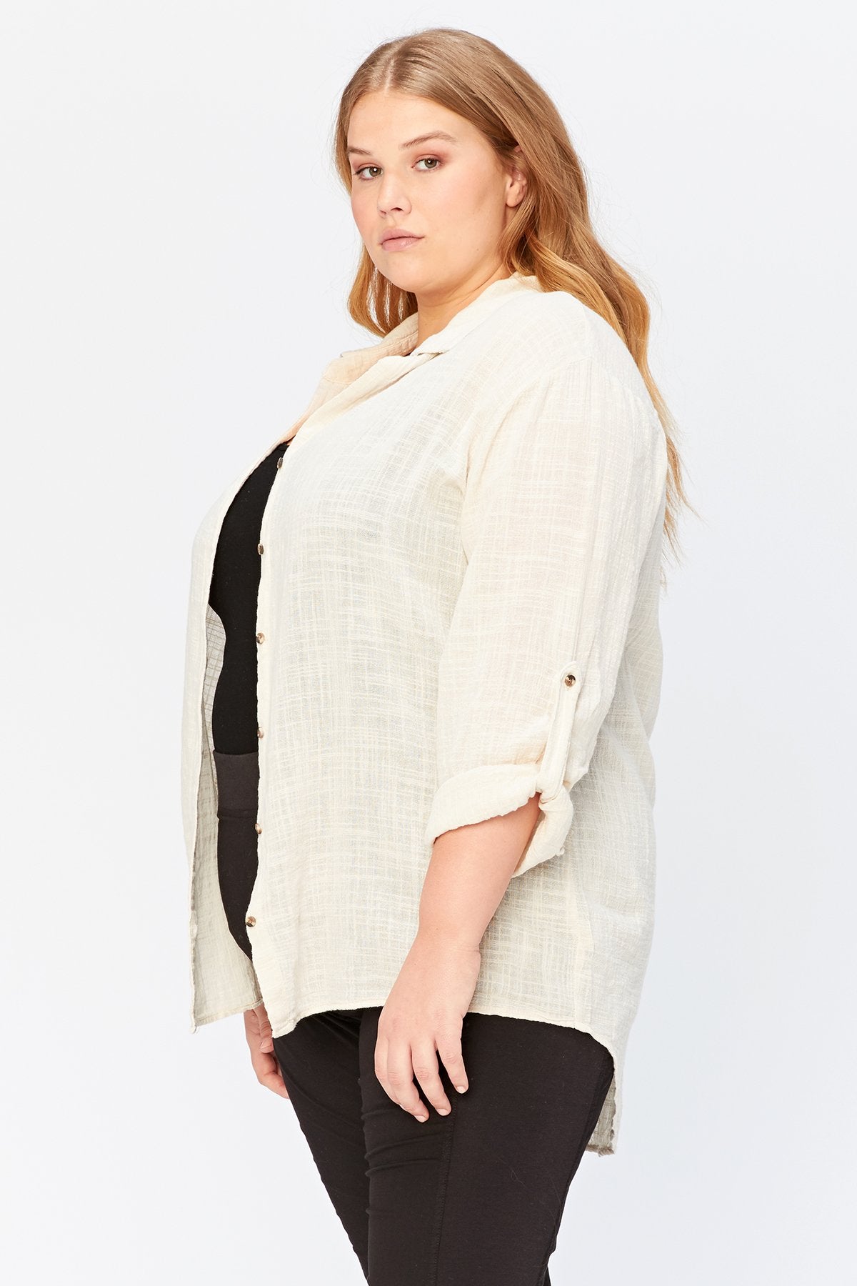 XCVI Plus Porter Blouse