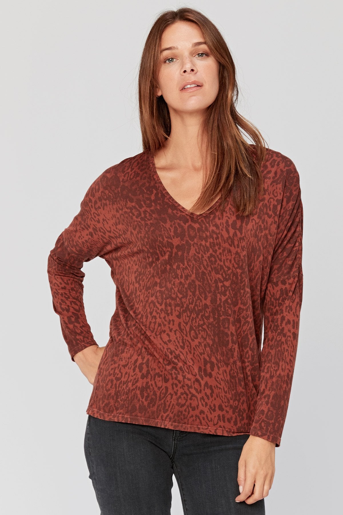 XCVI Leopard Top