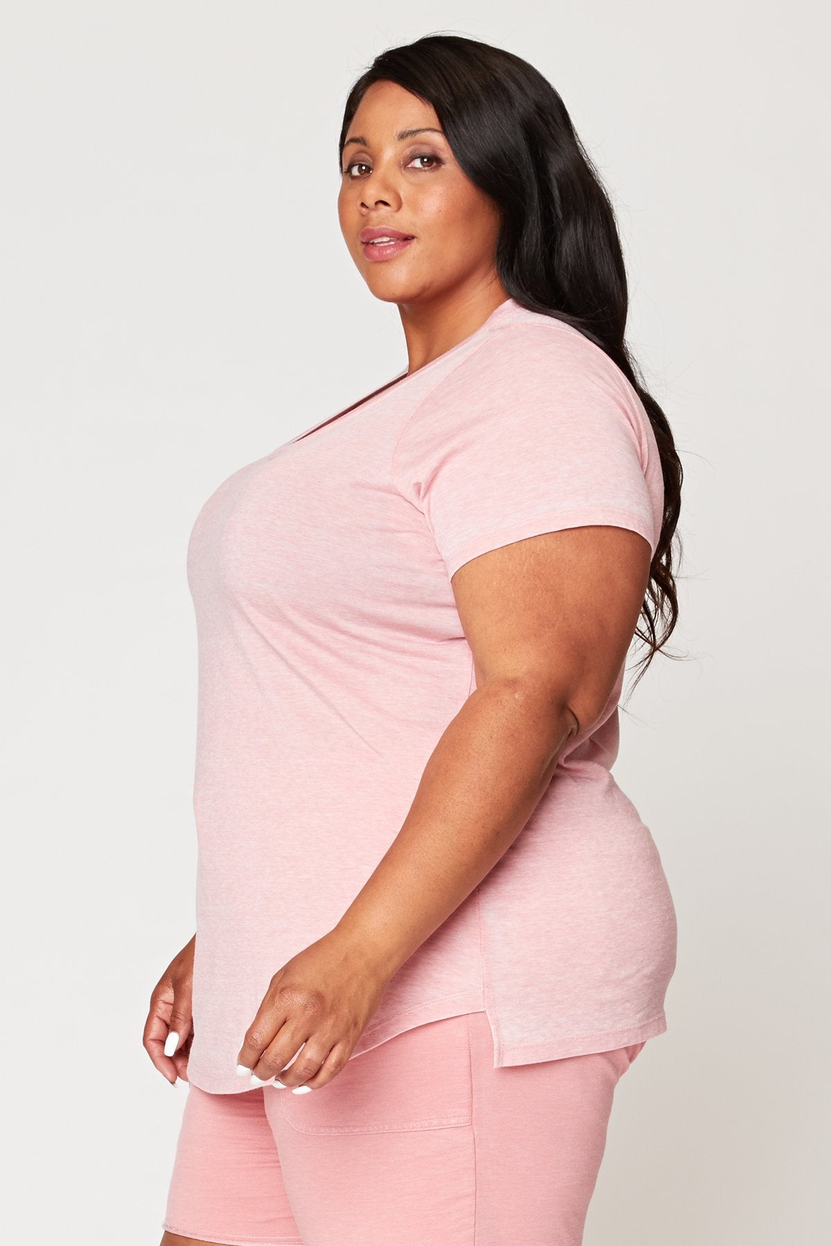 XCVI Plus Vincie Burnout Tee