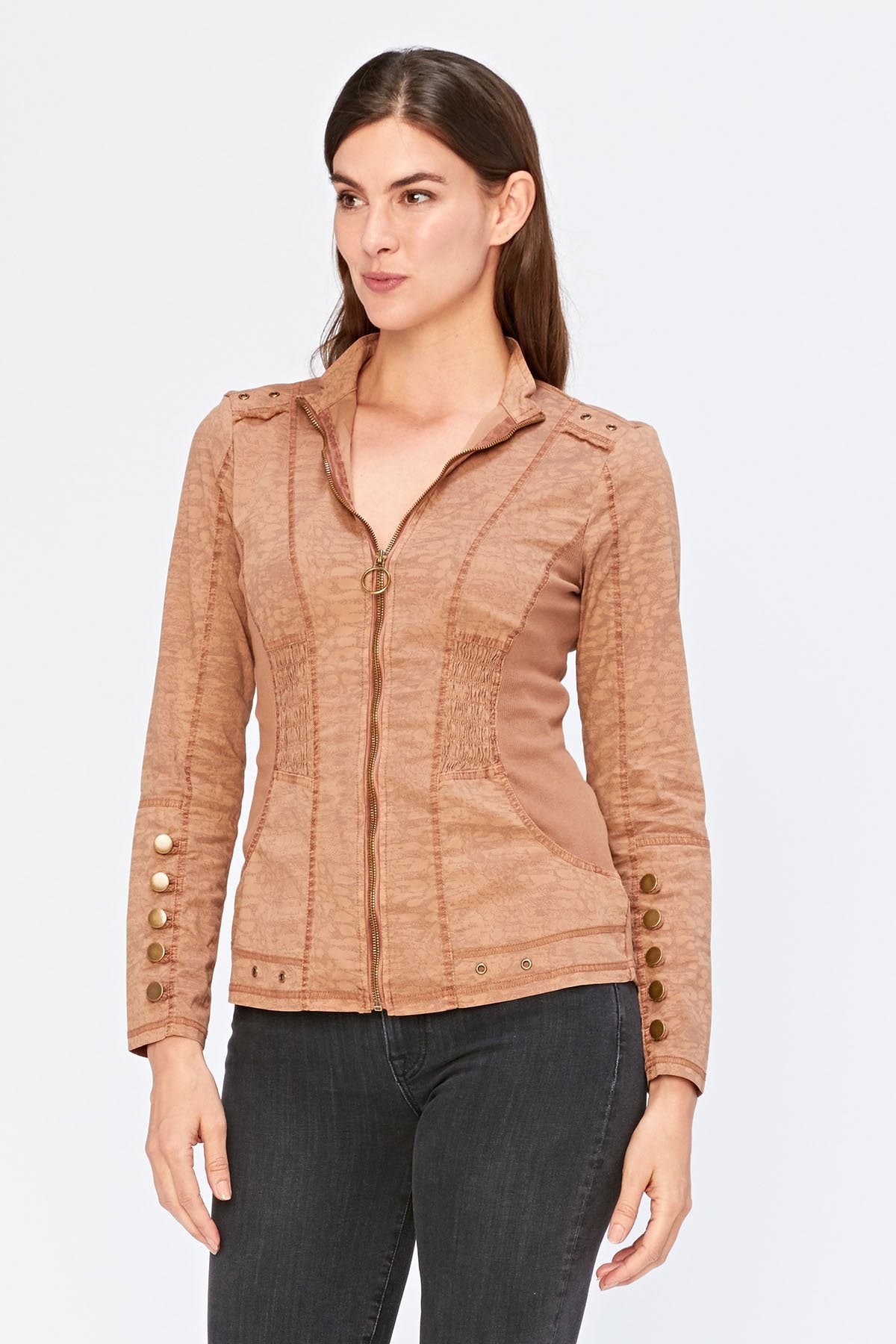 XCVI Printed Rodan Jacket