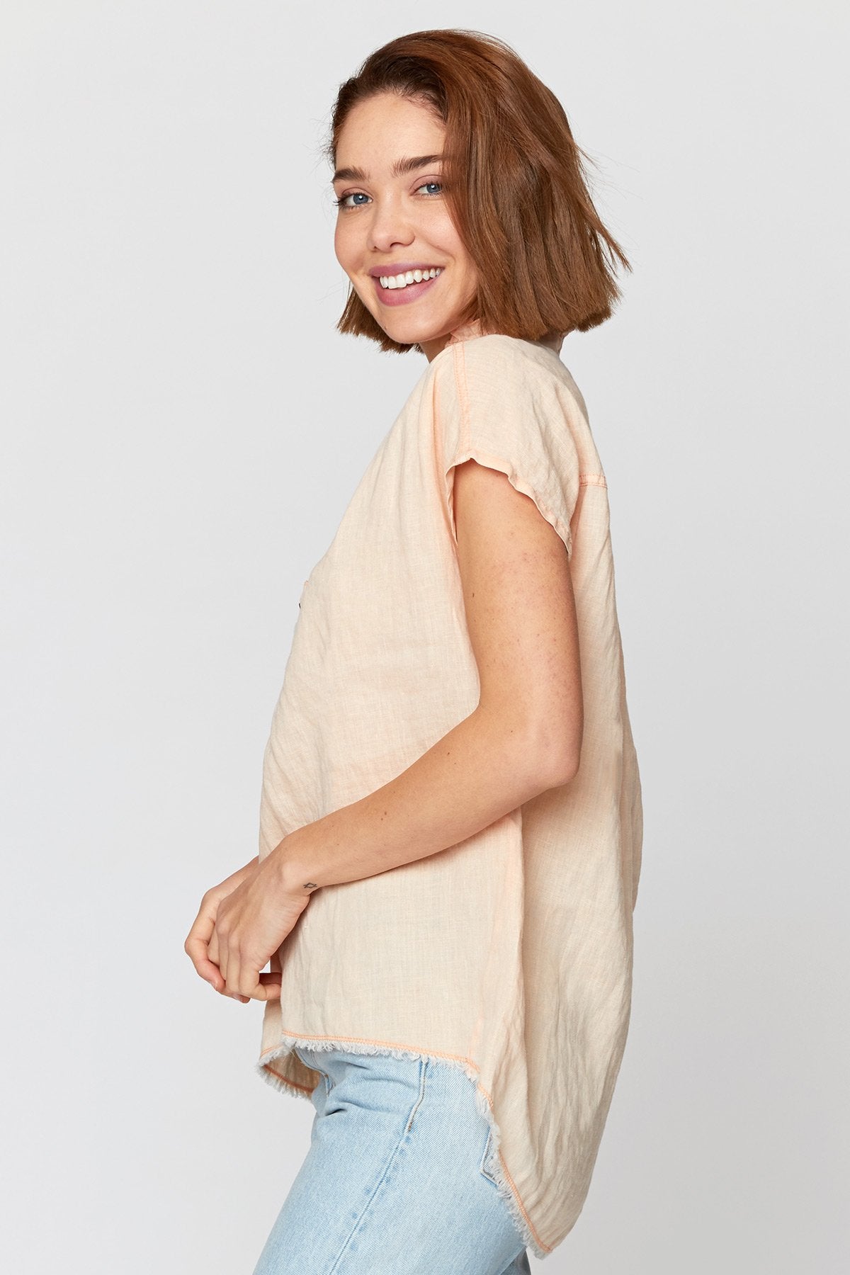 XCVI Idra Ruffle Top
