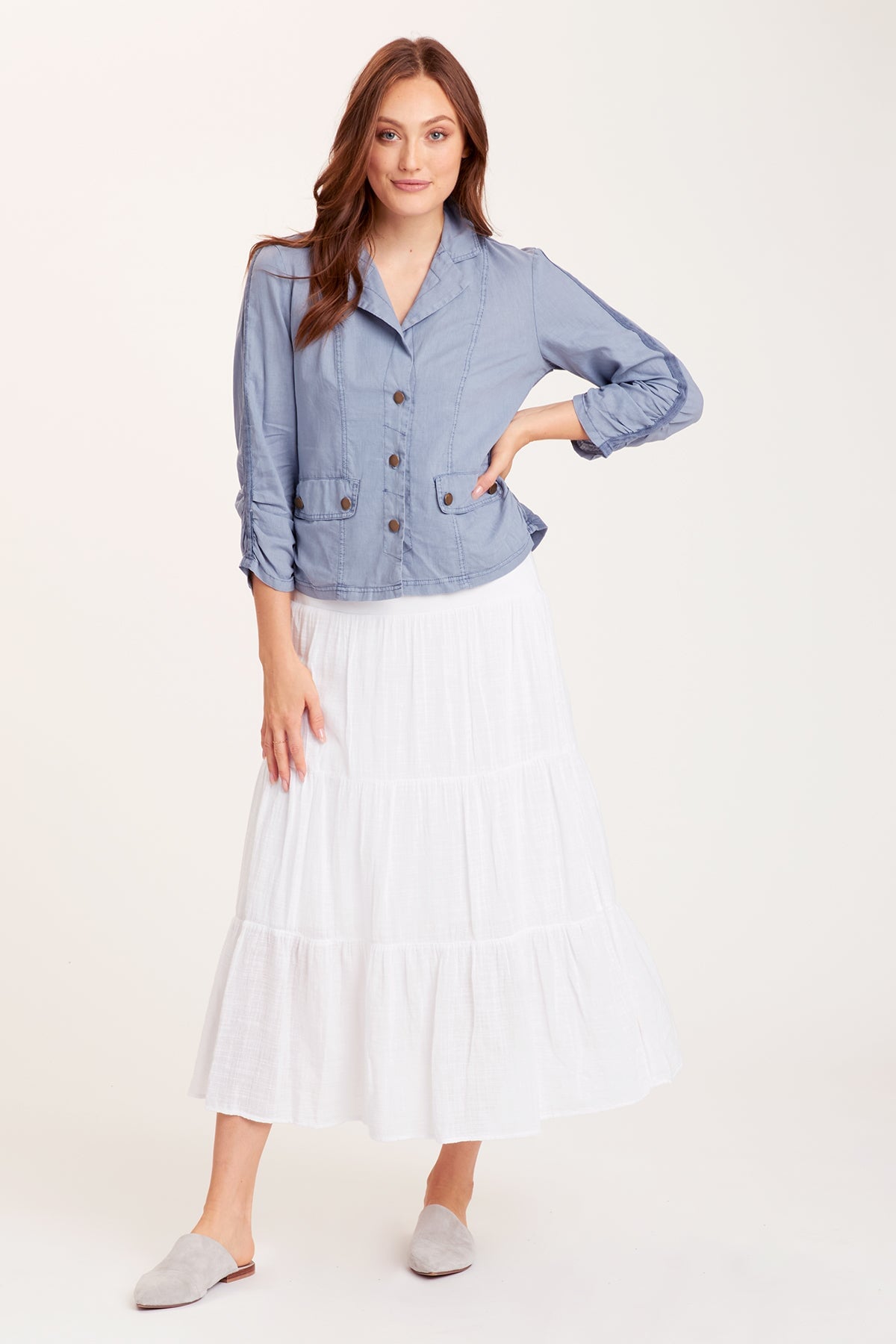 Wearables Linen Folksy Jacket