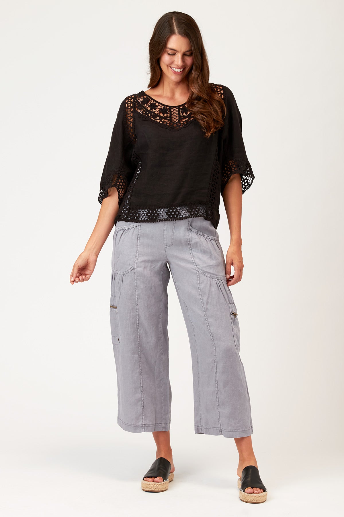 XCVI Rishi Wide Leg Crop