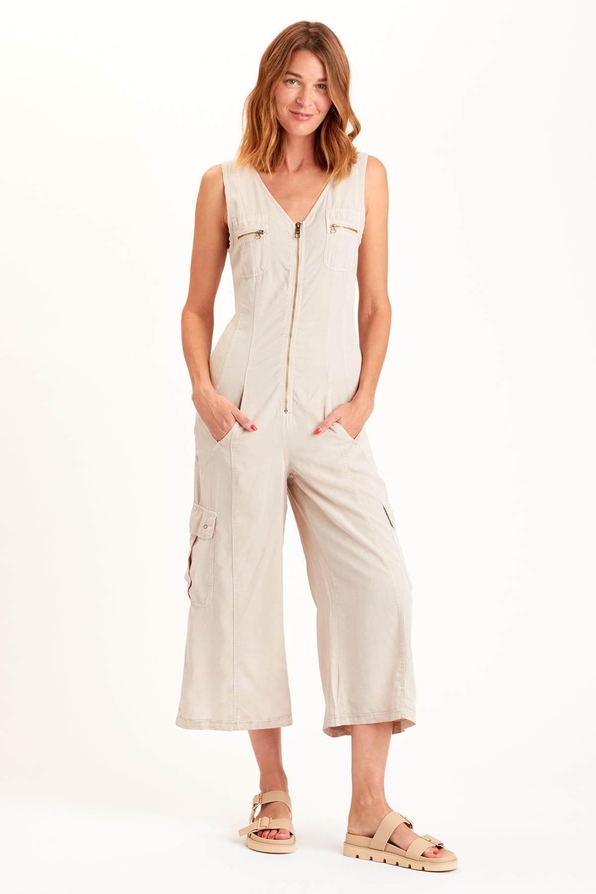 XCVI Norris Crop Jumpsuit