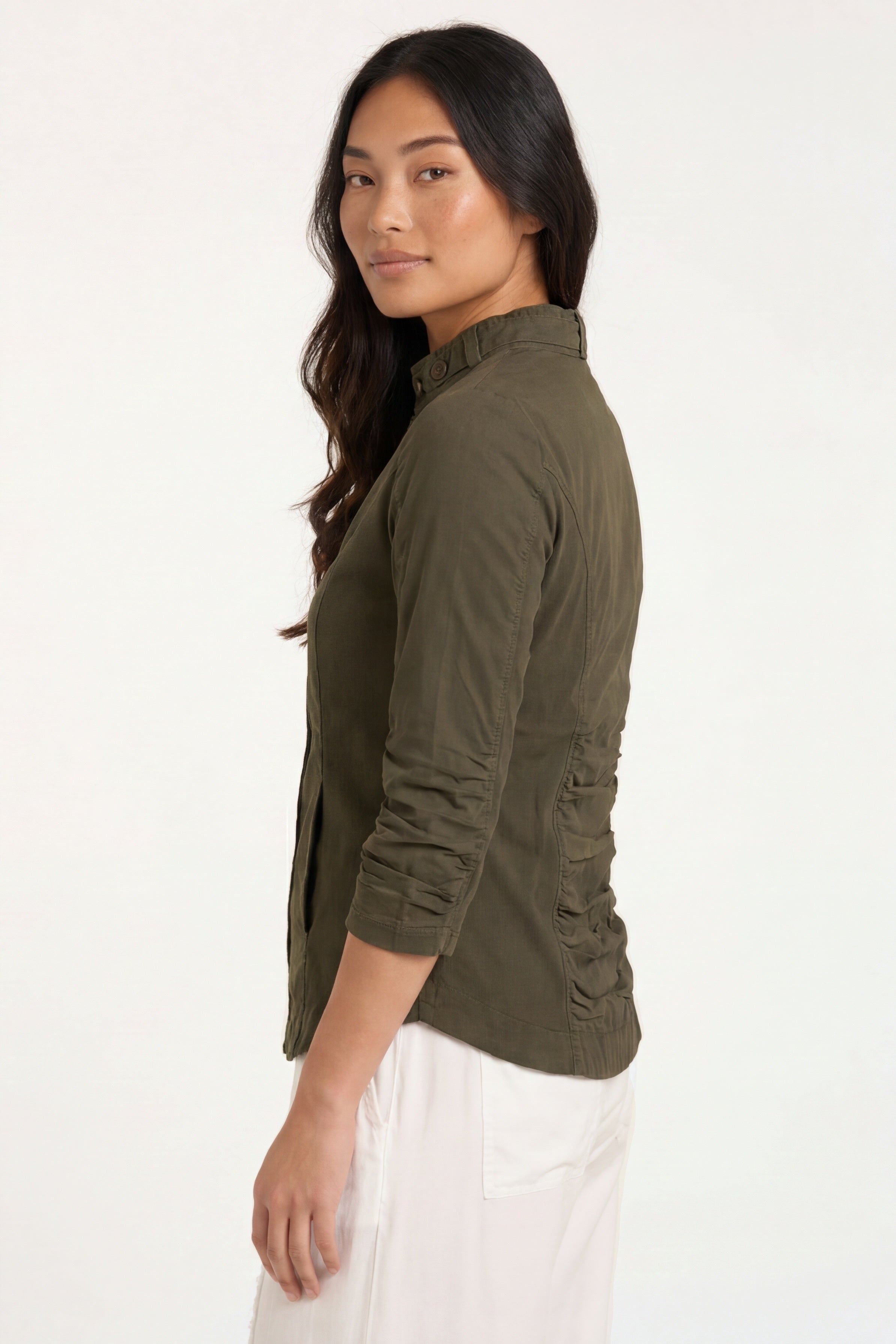 Wearables Janet Stretch Poplin Zip-Up Jacket 