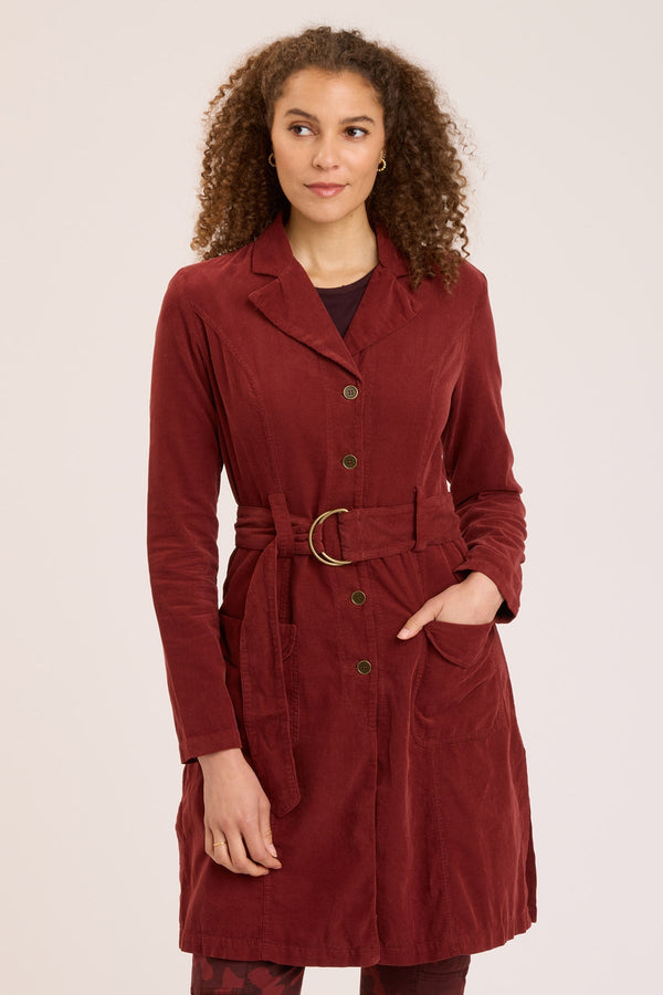 Wearables Cord Belted Trench 