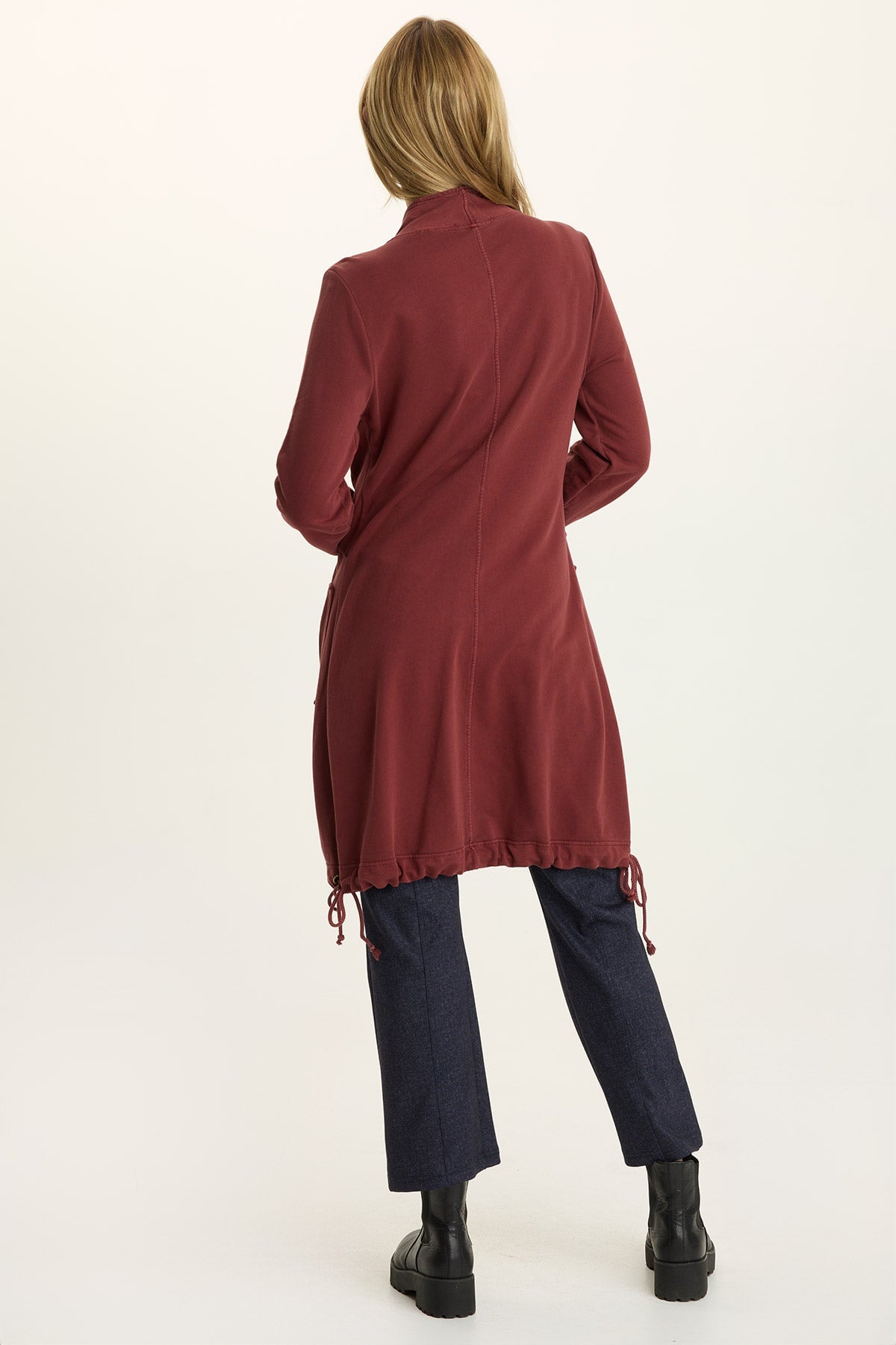 Wearables Fleece Longline Cinchable Jacket-Dress 