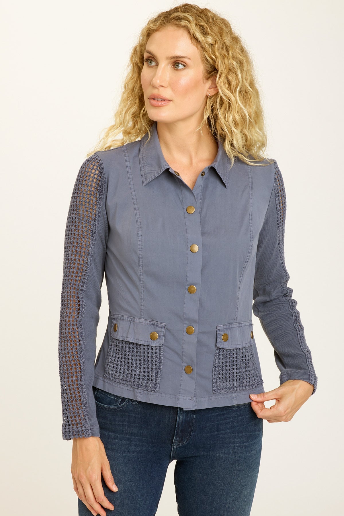 Xcvi Danica Jacket In Blue