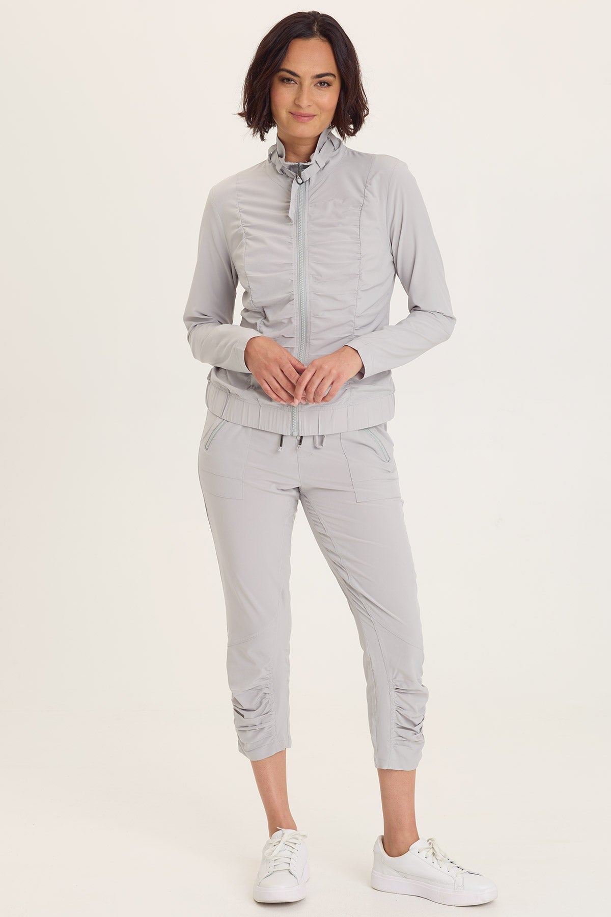 Wearables Aksana Whisper Stretch Ruched Active Slim Pant 