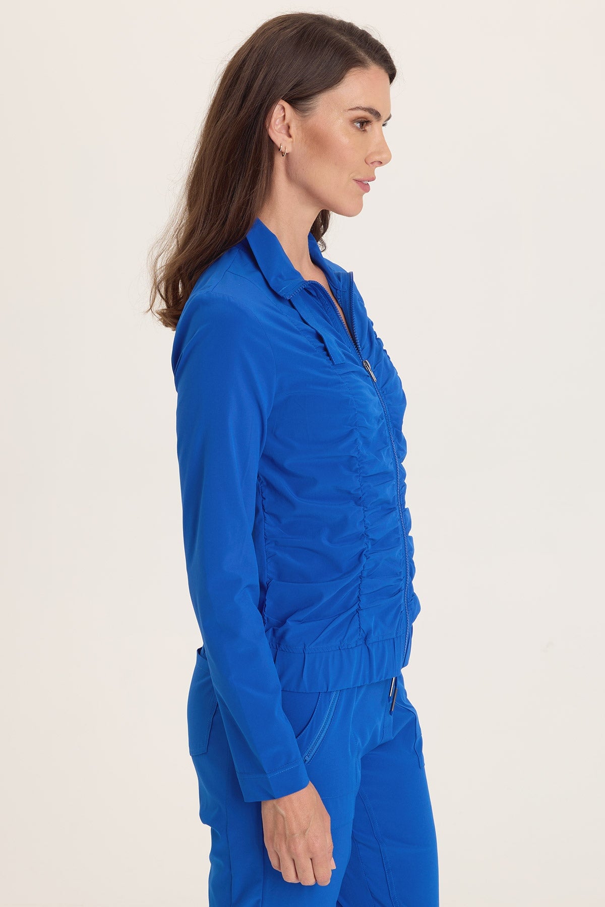 Wearables Momentum Whisper Stretch Ruched Active Jacket 