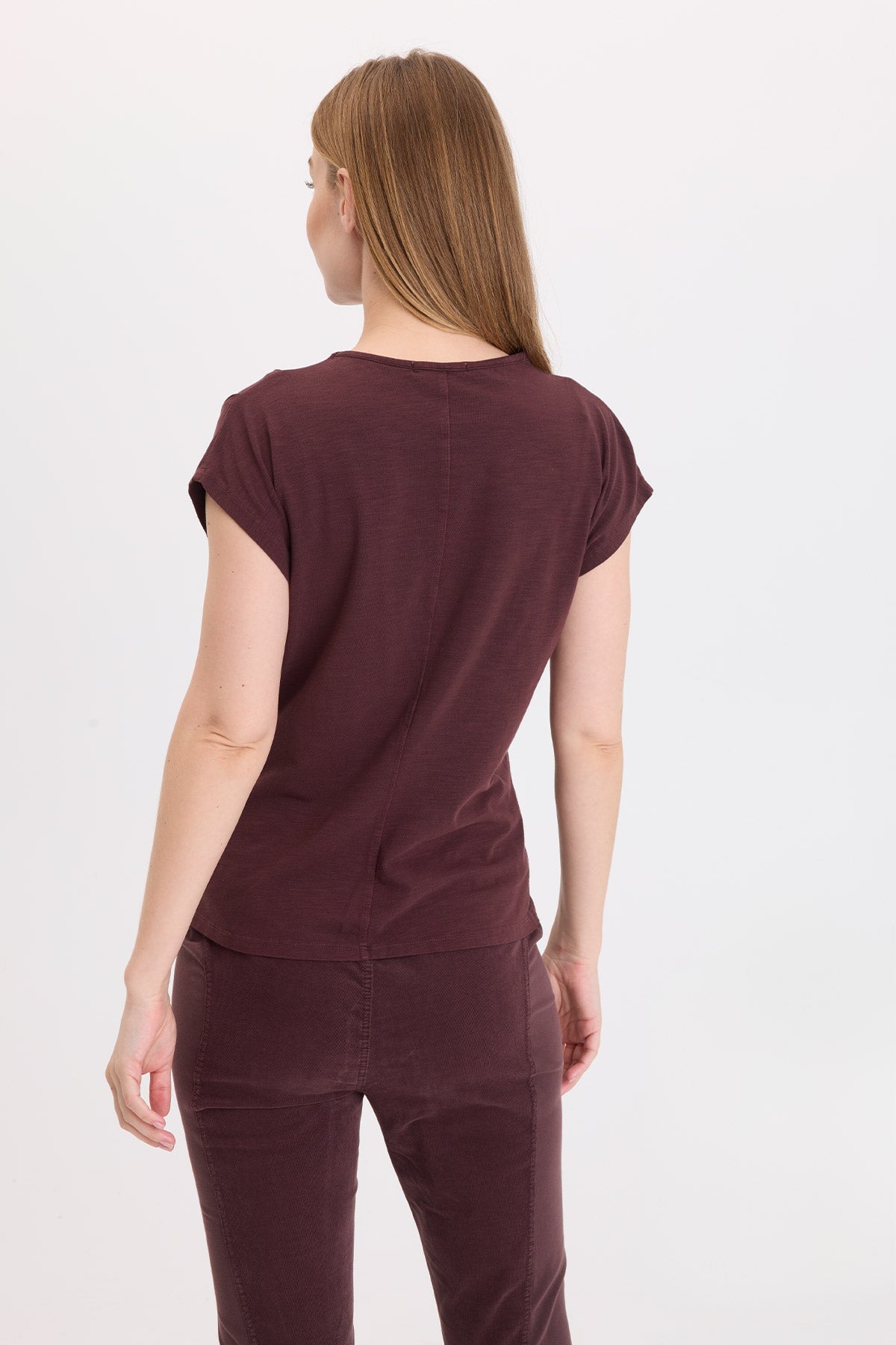 Wearables Arwen Soft Jersey Mock Neck Tee 